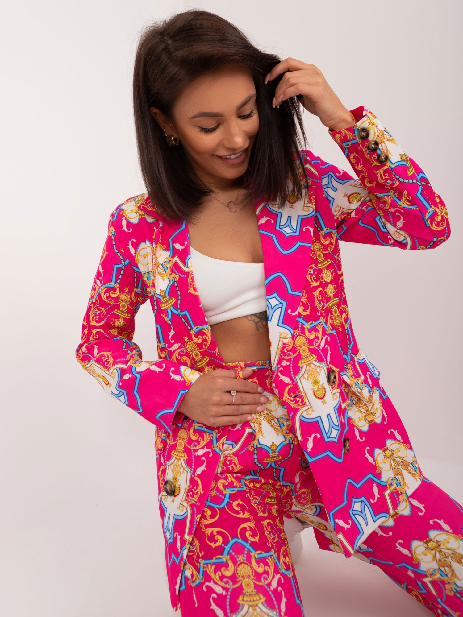 Komplet Ciemny różowy - obrazek 5