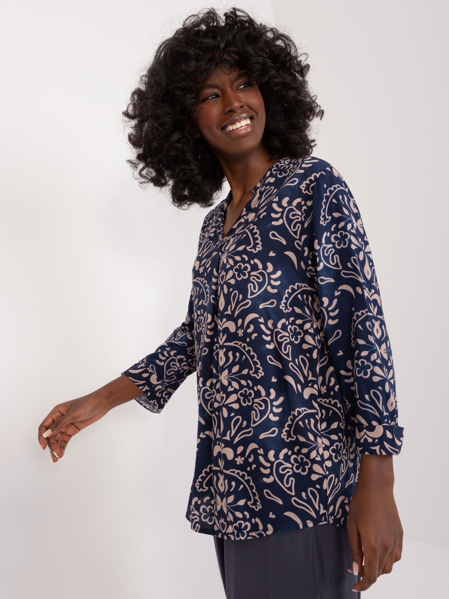 Bluzka Granatowy - obrazek 5