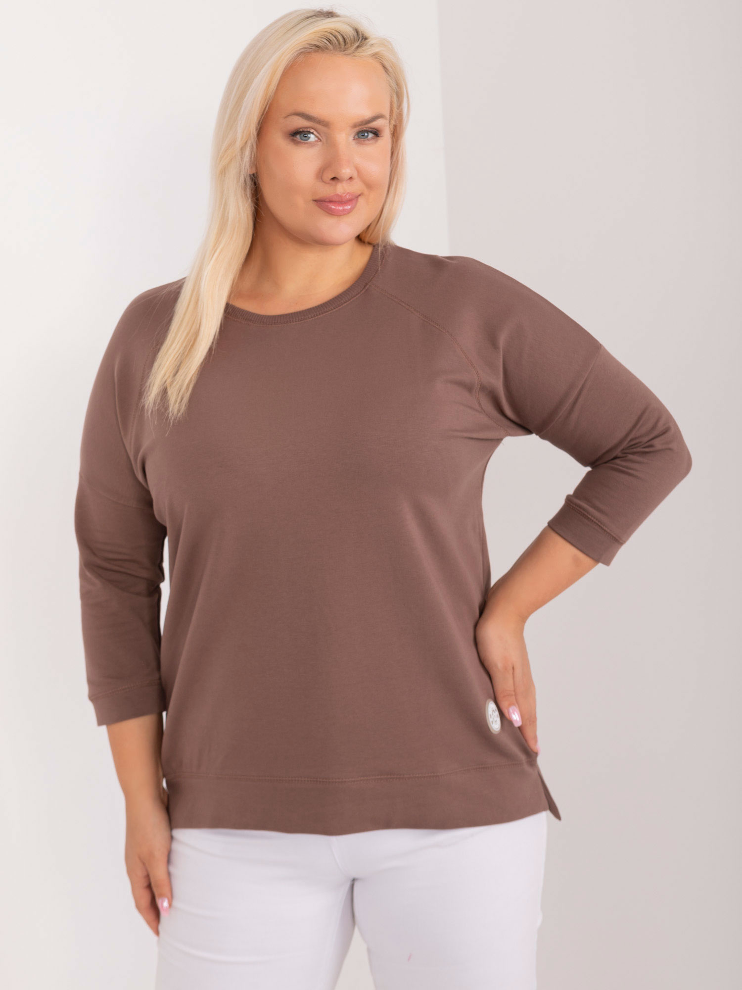 Bluzka Brązowy - obrazek 5