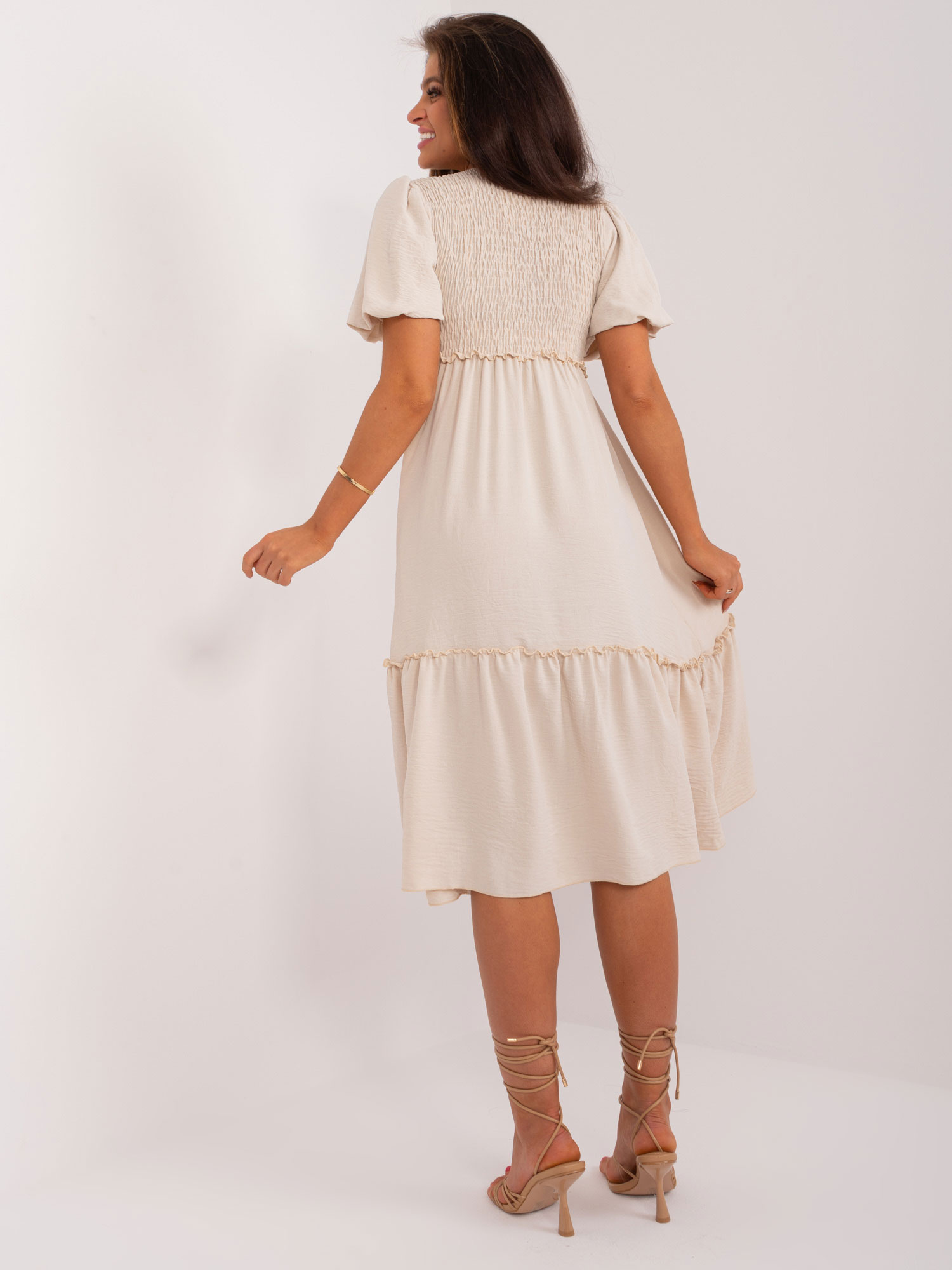 Sukienka Jasny beżowy - obrazek 5