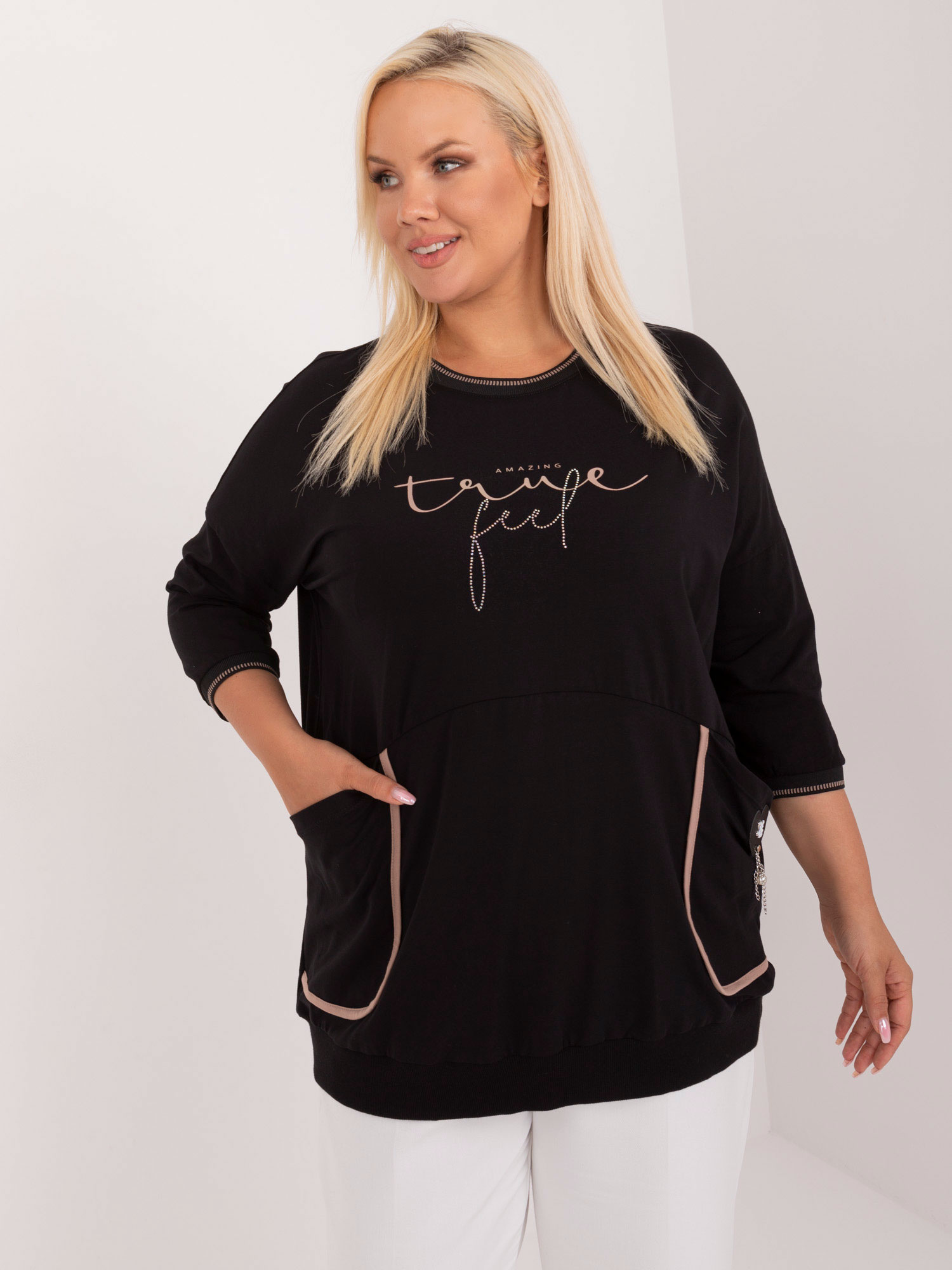Bluzka Czarny - obrazek 5