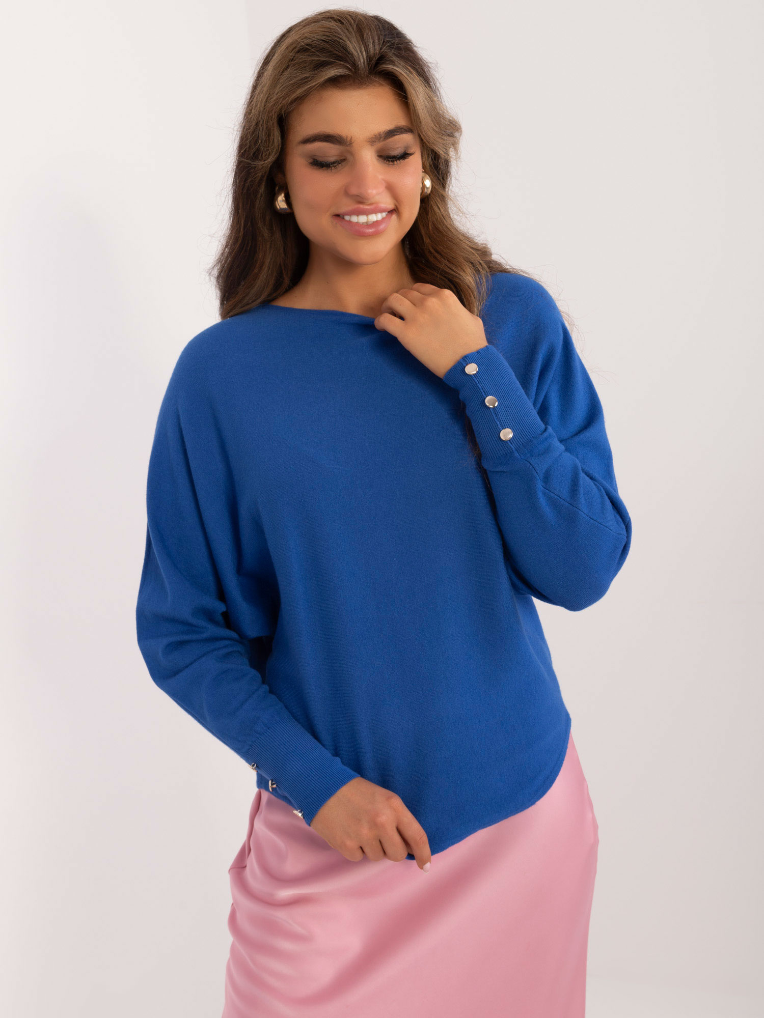 Sweter Kobaltowy - obrazek 5