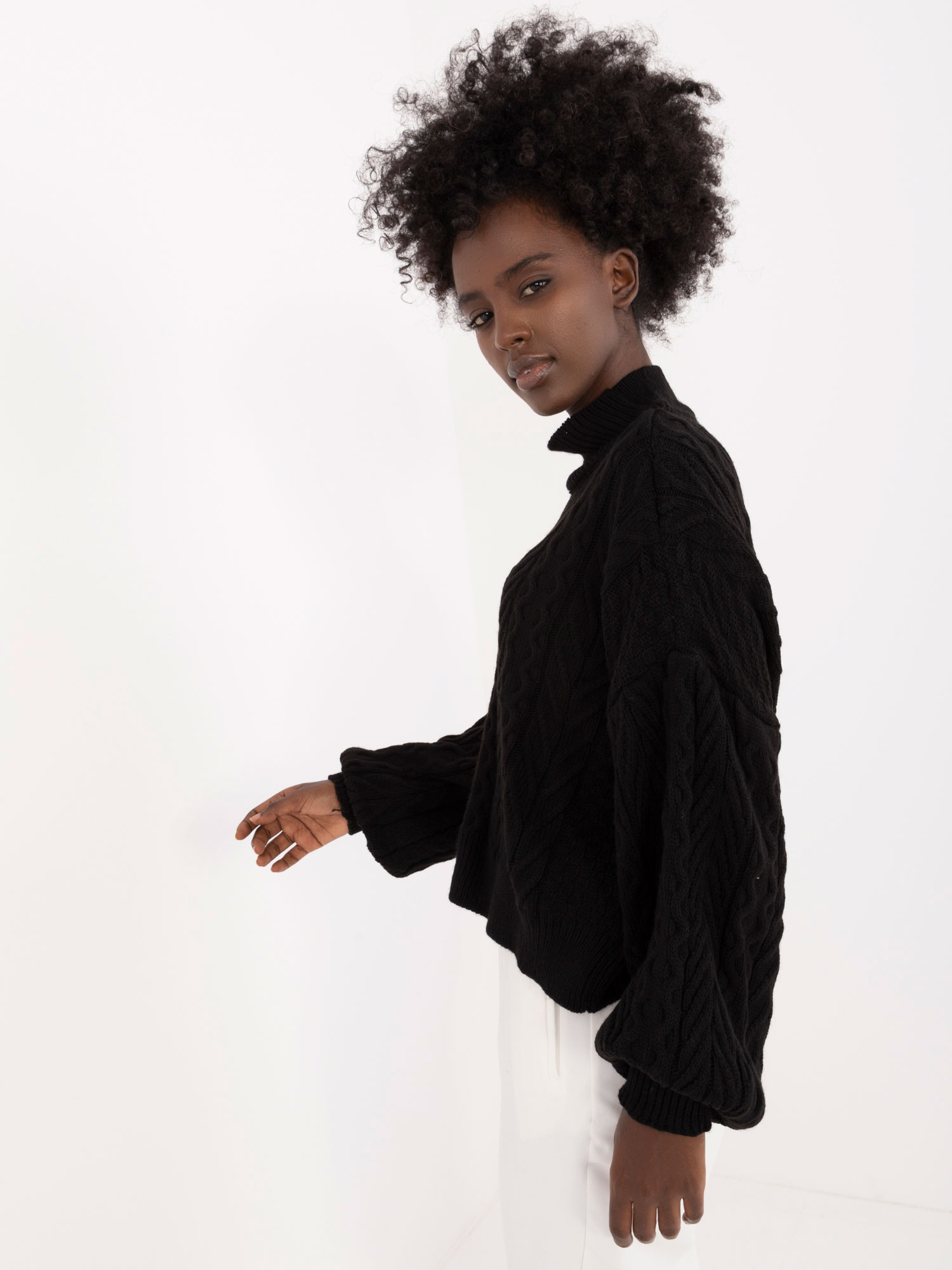 Sweter Czarny - obrazek 5