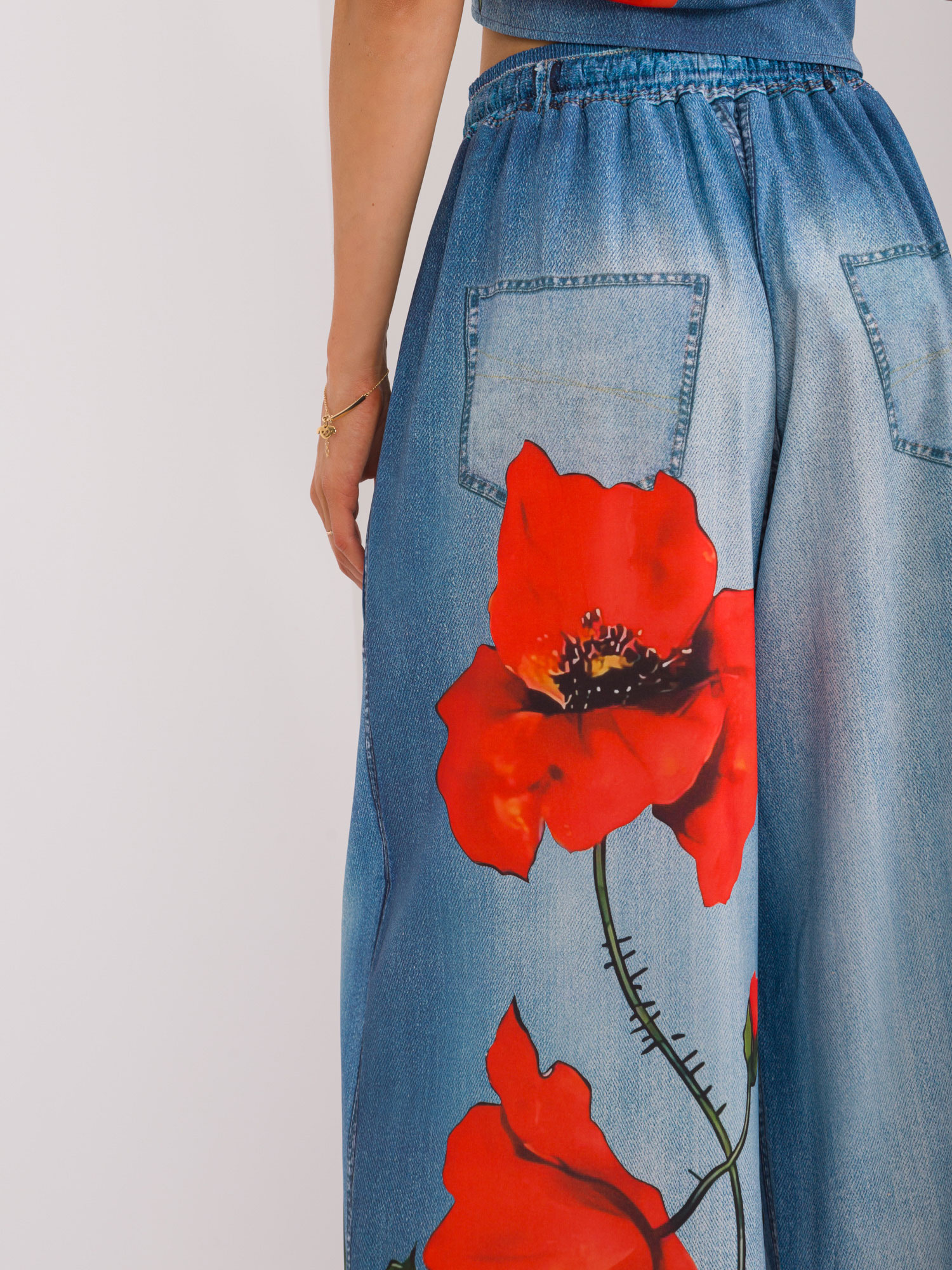 Spodnie Niebieski - obrazek 5