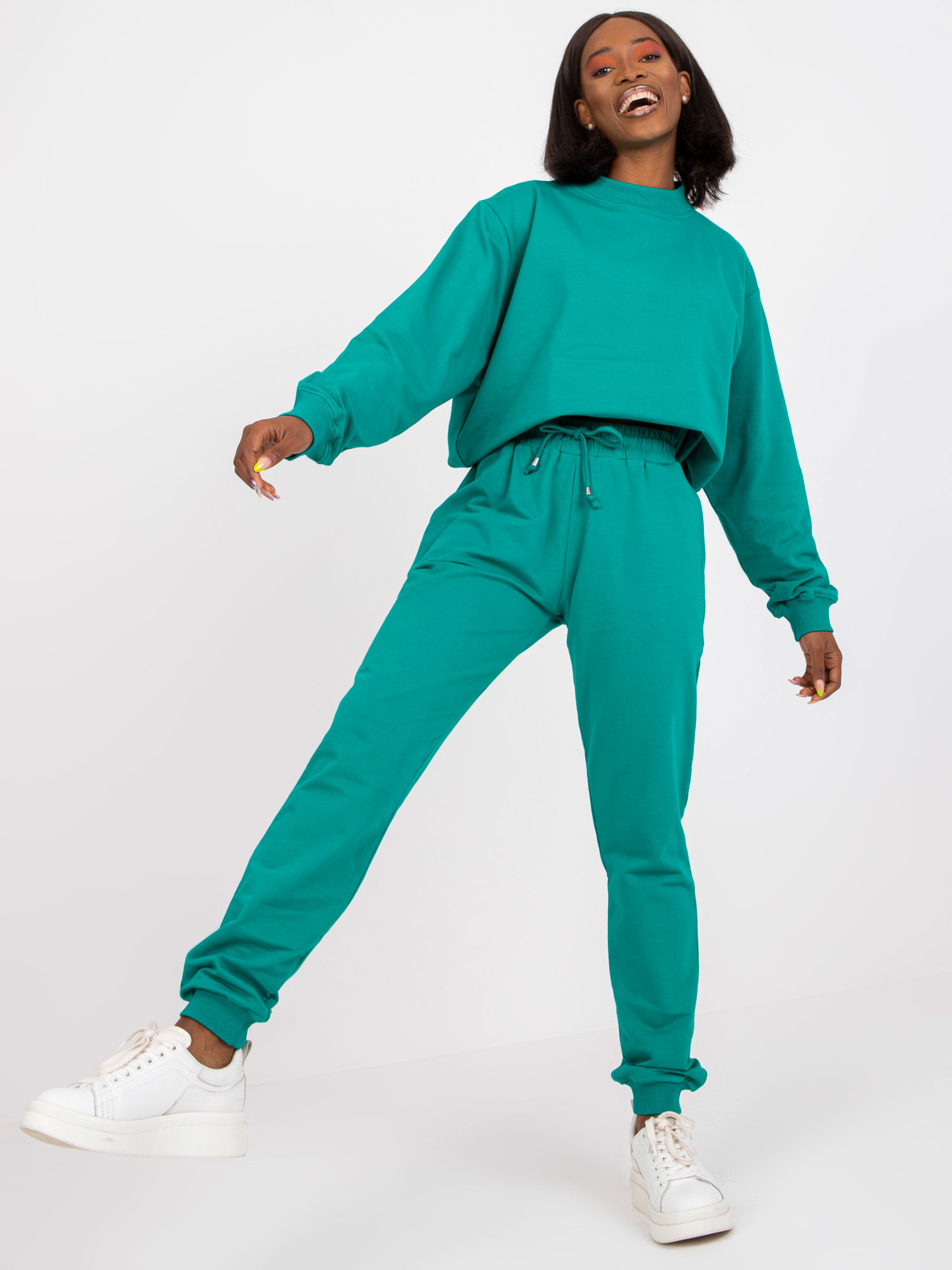 Spodnie dresowe Ciemny zielony - obrazek 5