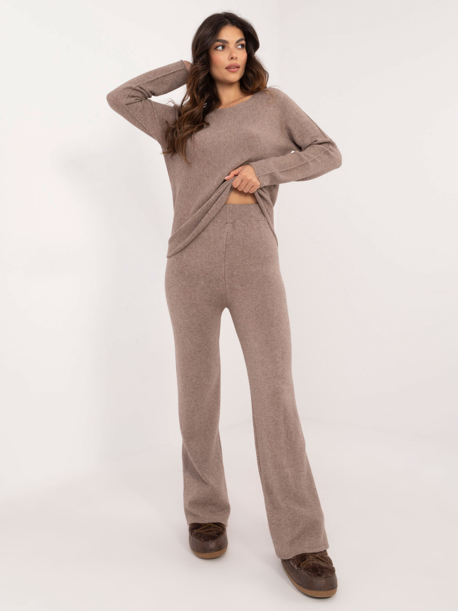 Komplet Ciemny bezowy - obrazek 5