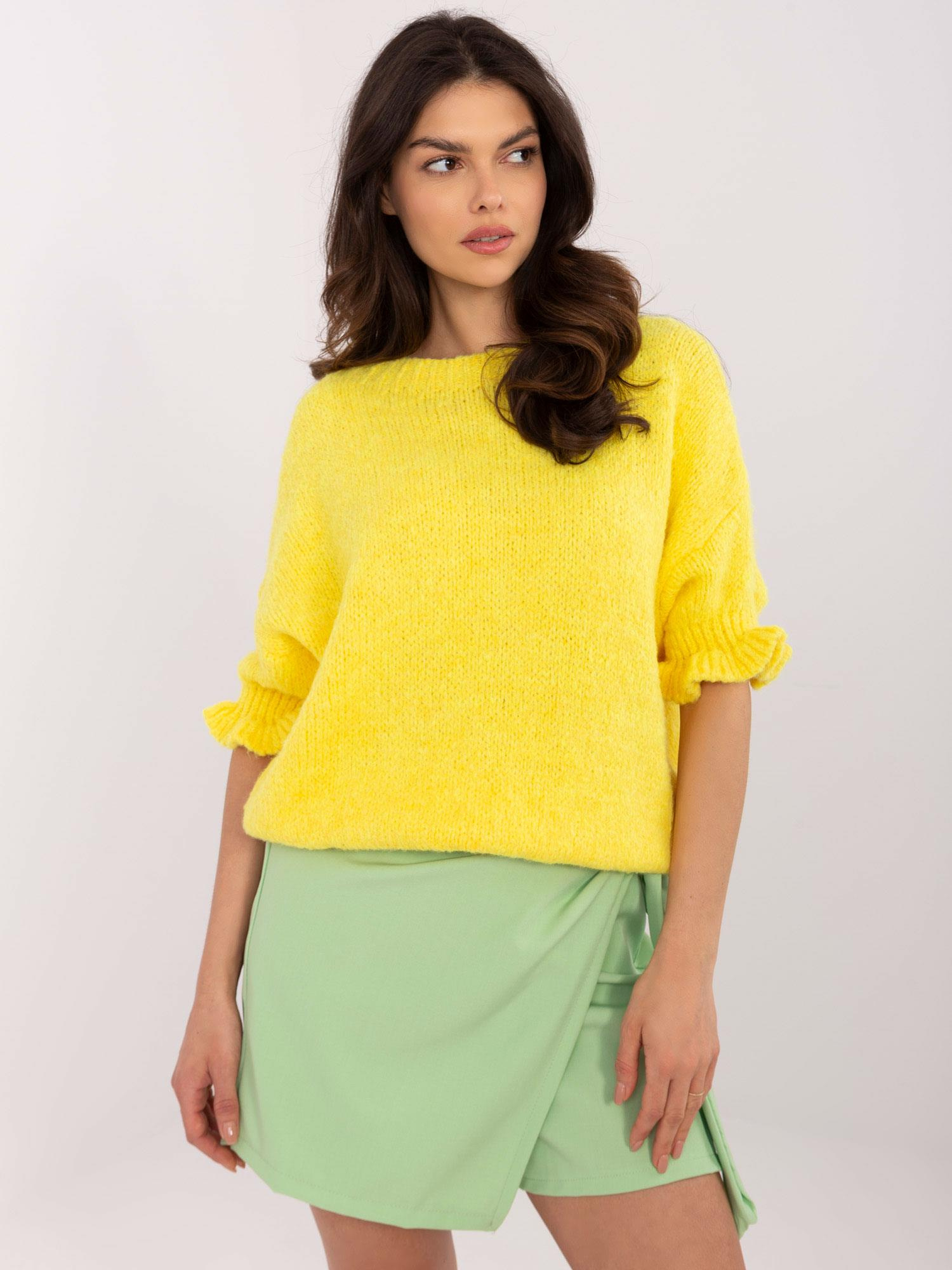 Sweter żółty - obrazek 5