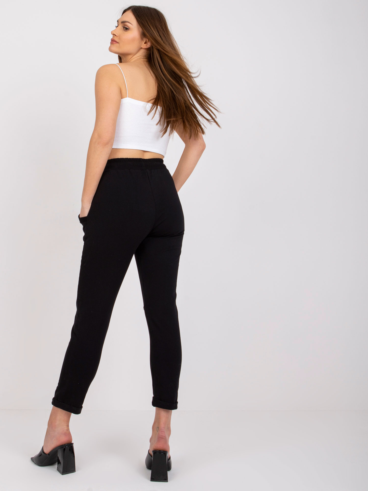 Spodnie dresowe Czarny - obrazek 5