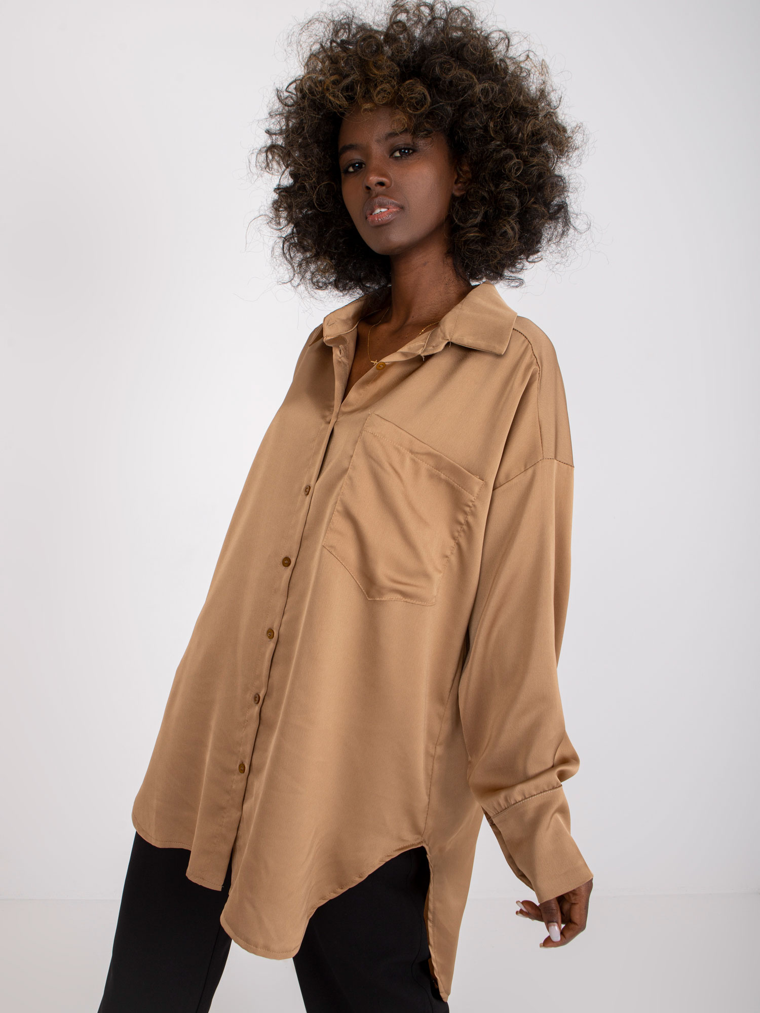 Koszula Ciemny bezowy - obrazek 5