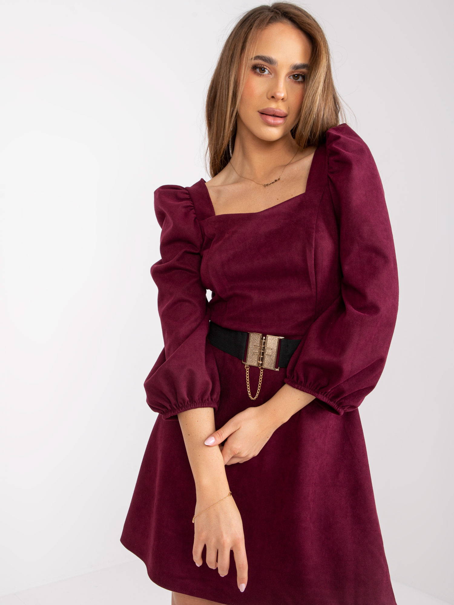 Sukienka Bordowy - obrazek 5