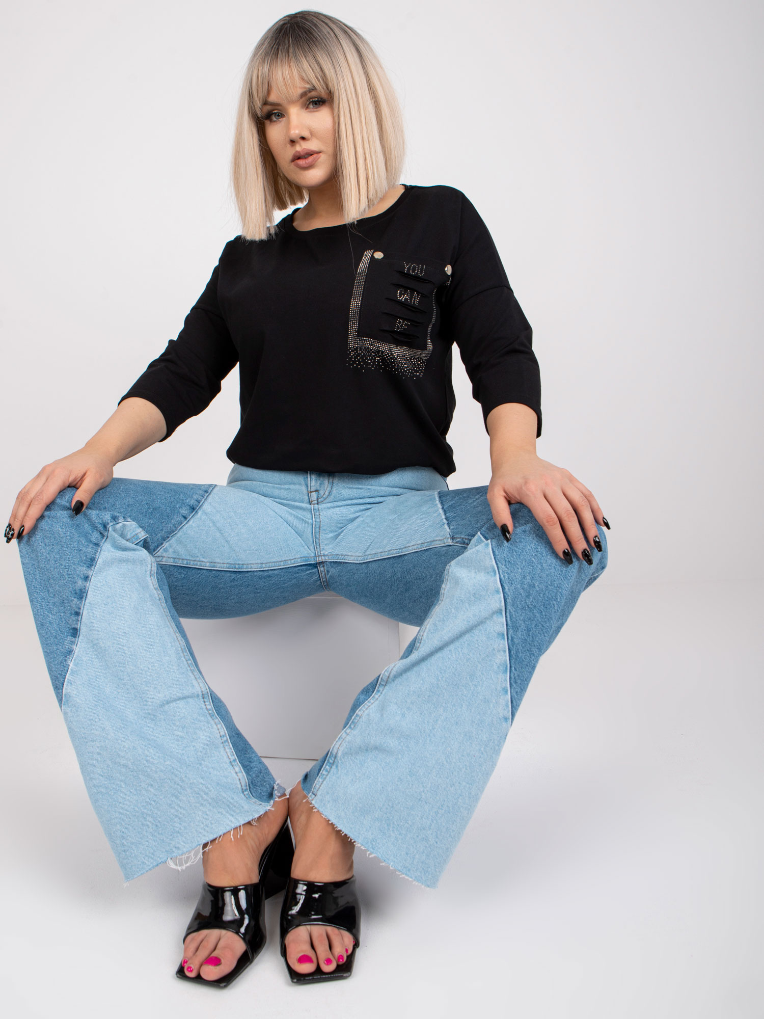 Bluzka Czarny - obrazek 5