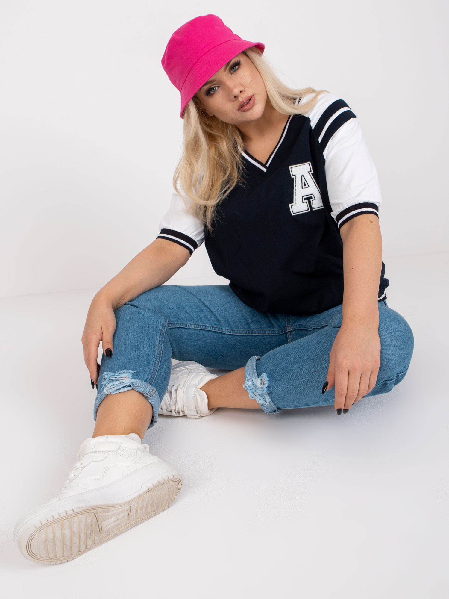 Bluzka Granatowy - obrazek 5