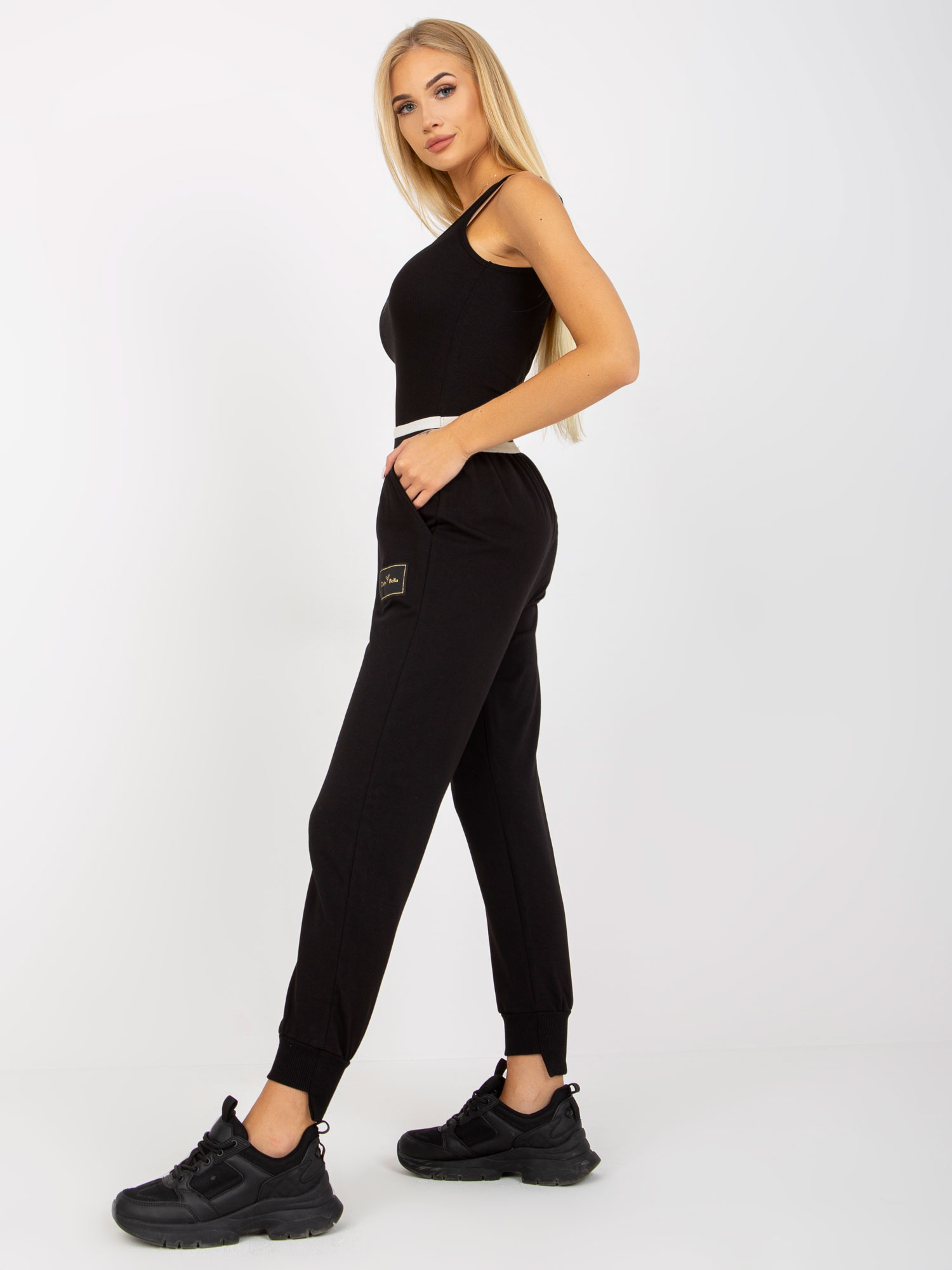 Spodnie dresowe Czarny - obrazek 5