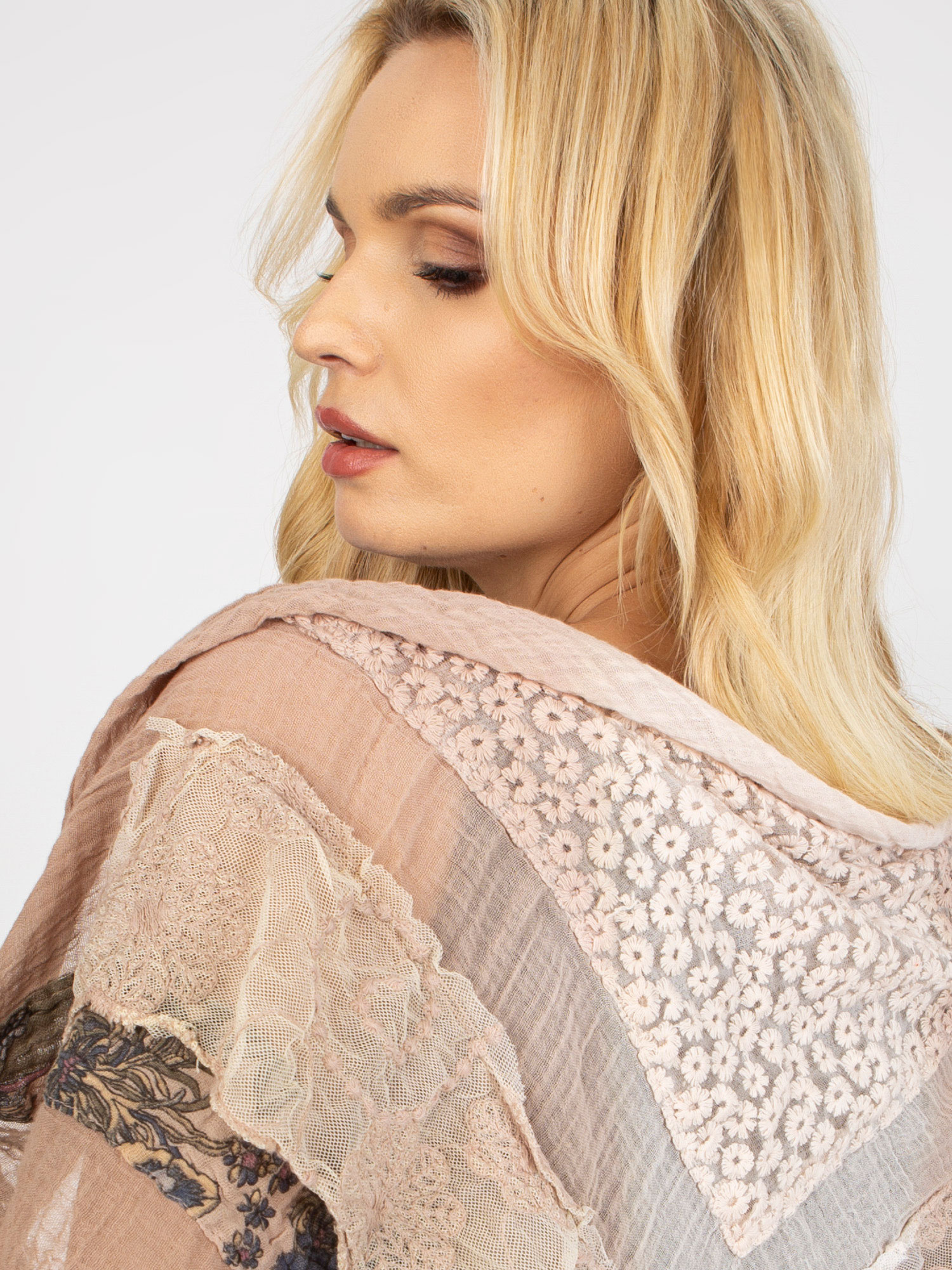 Chustka Beżowy - obrazek 5