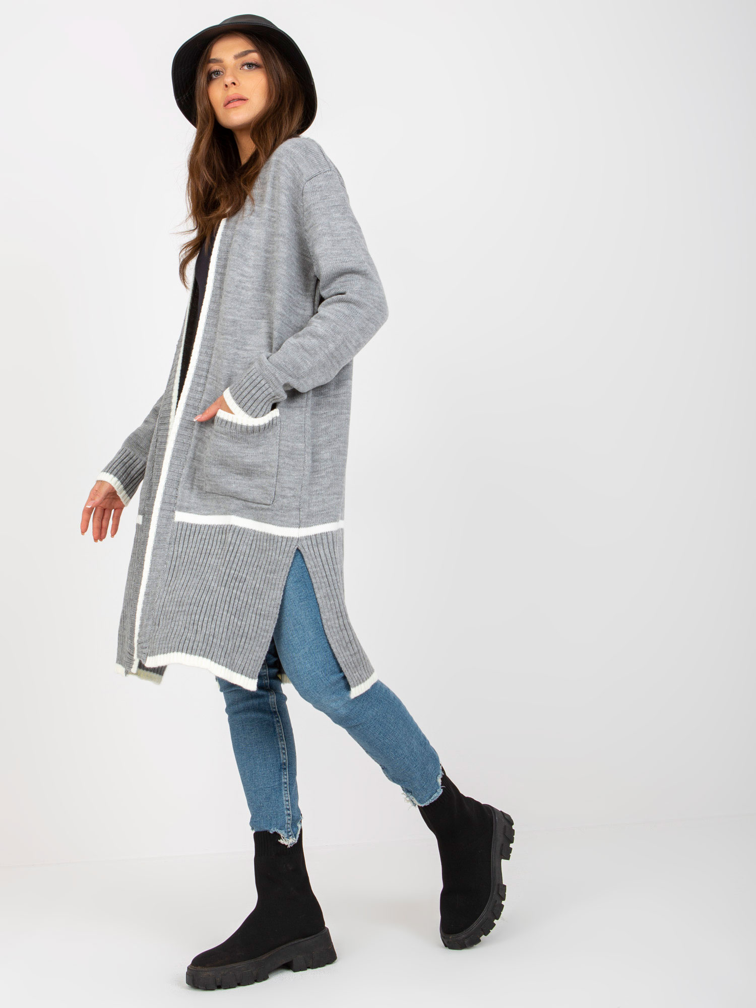 Sweter Szary - obrazek 5