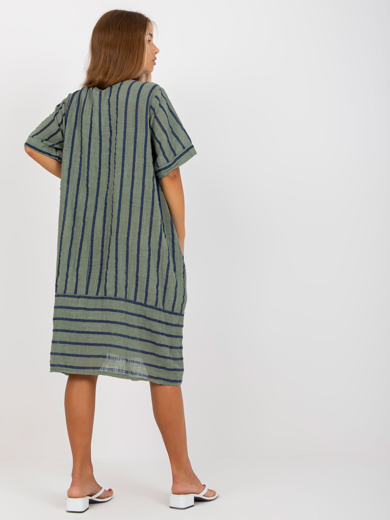 Sukienka Khaki - obrazek 5