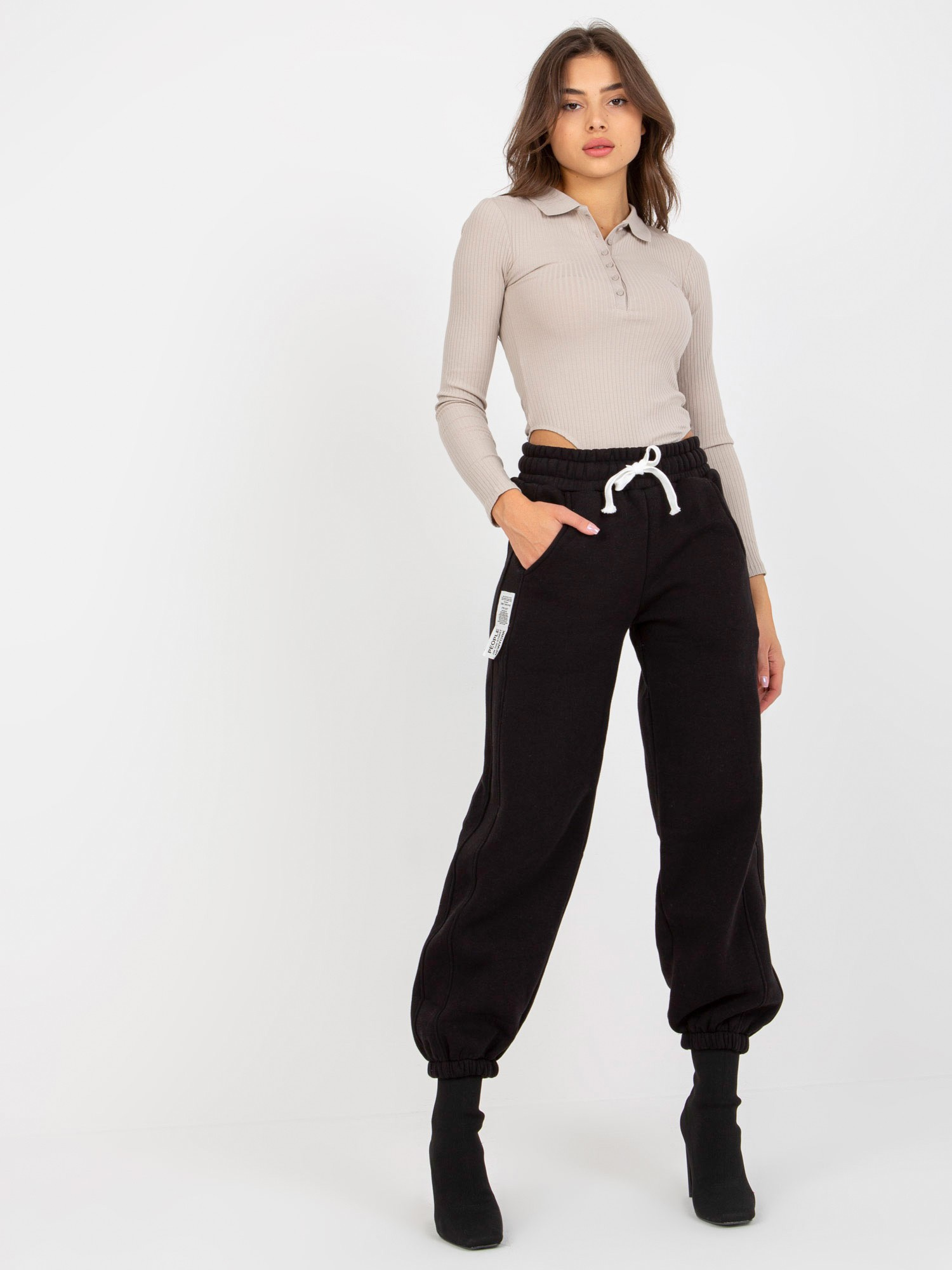 Spodnie dresowe Czarny - obrazek 5