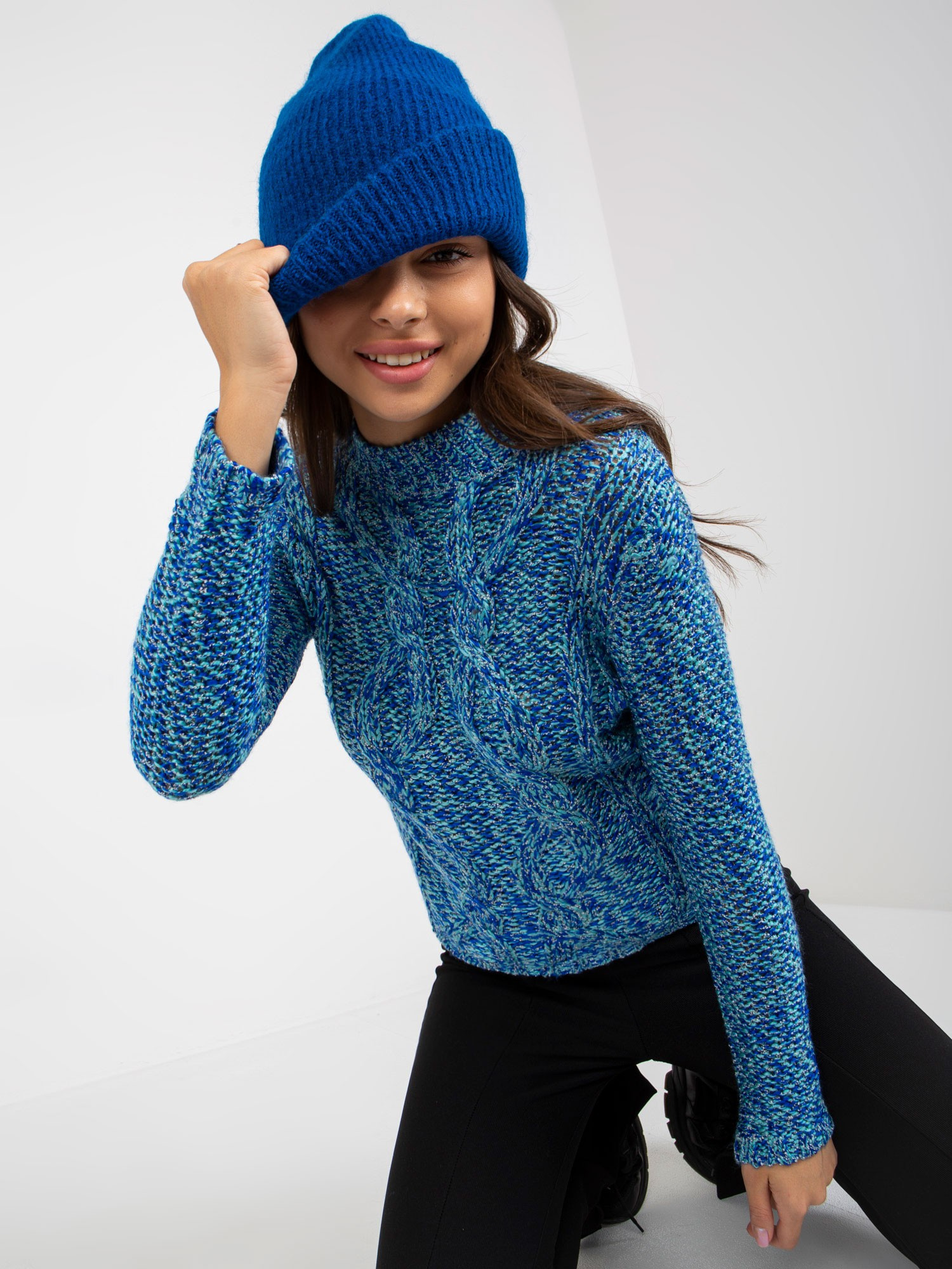 Sweter Niebieski - obrazek 5