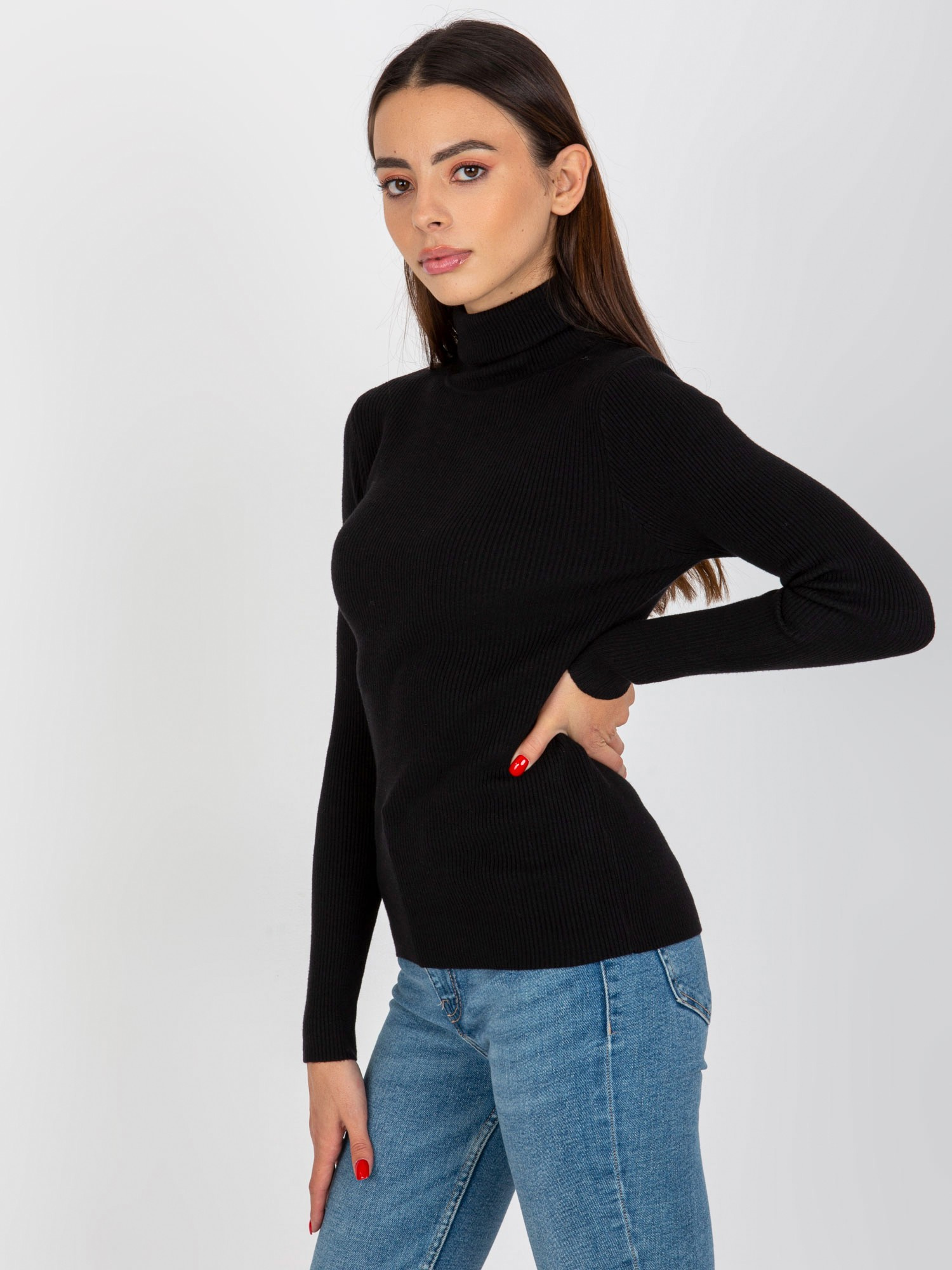 Sweter Czarny - obrazek 5