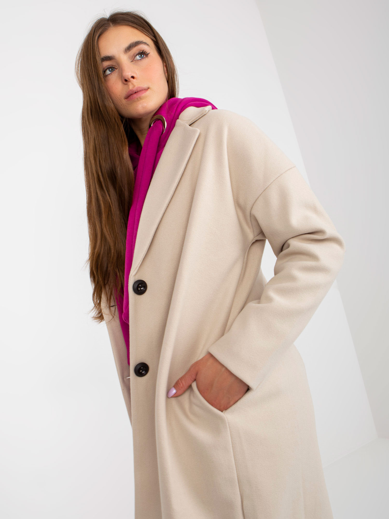 Płaszcz Jasny beżowy - obrazek 5