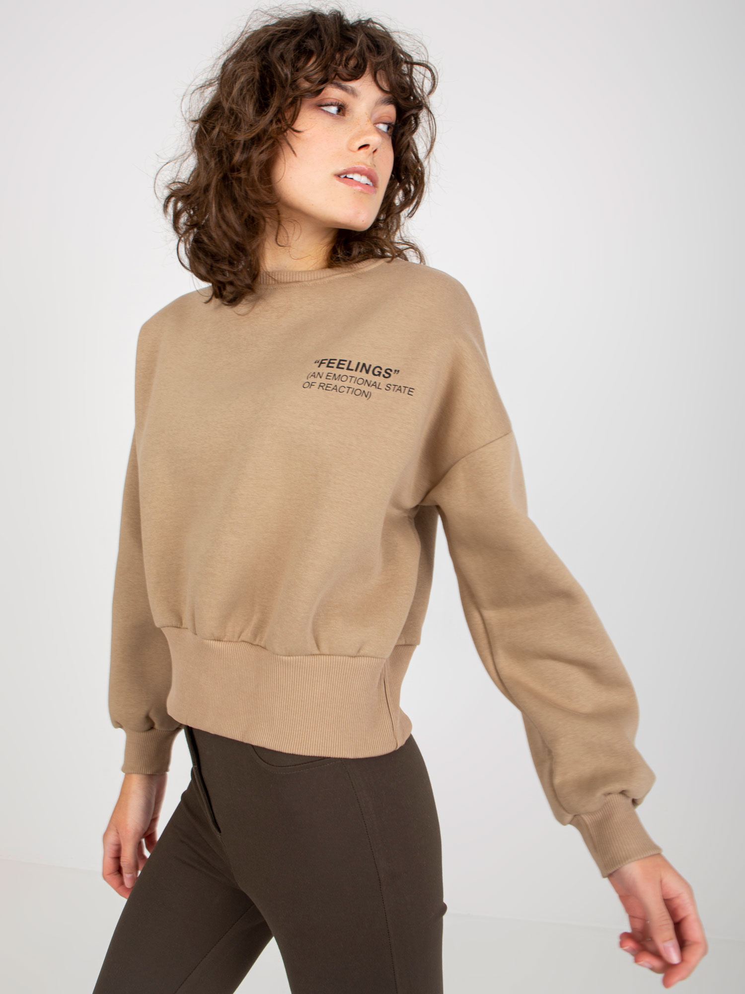 Bluza Ciemny bezowy - obrazek 5