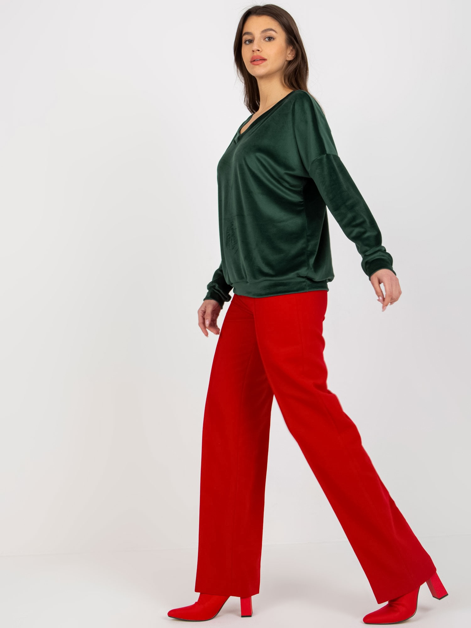 Bluza Ciemny zielony - obrazek 5