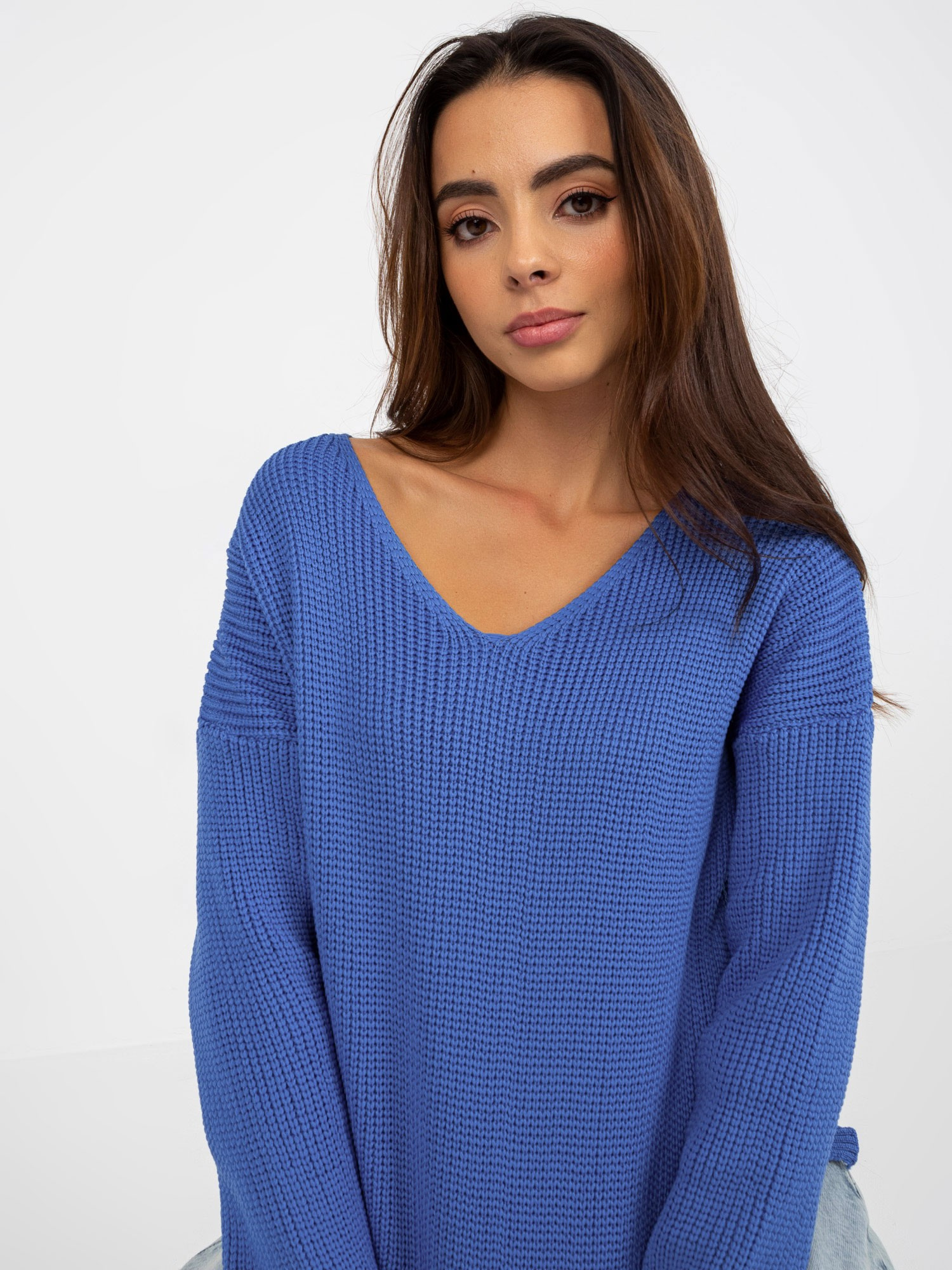 Sweter Ciemny niebieski - obrazek 5