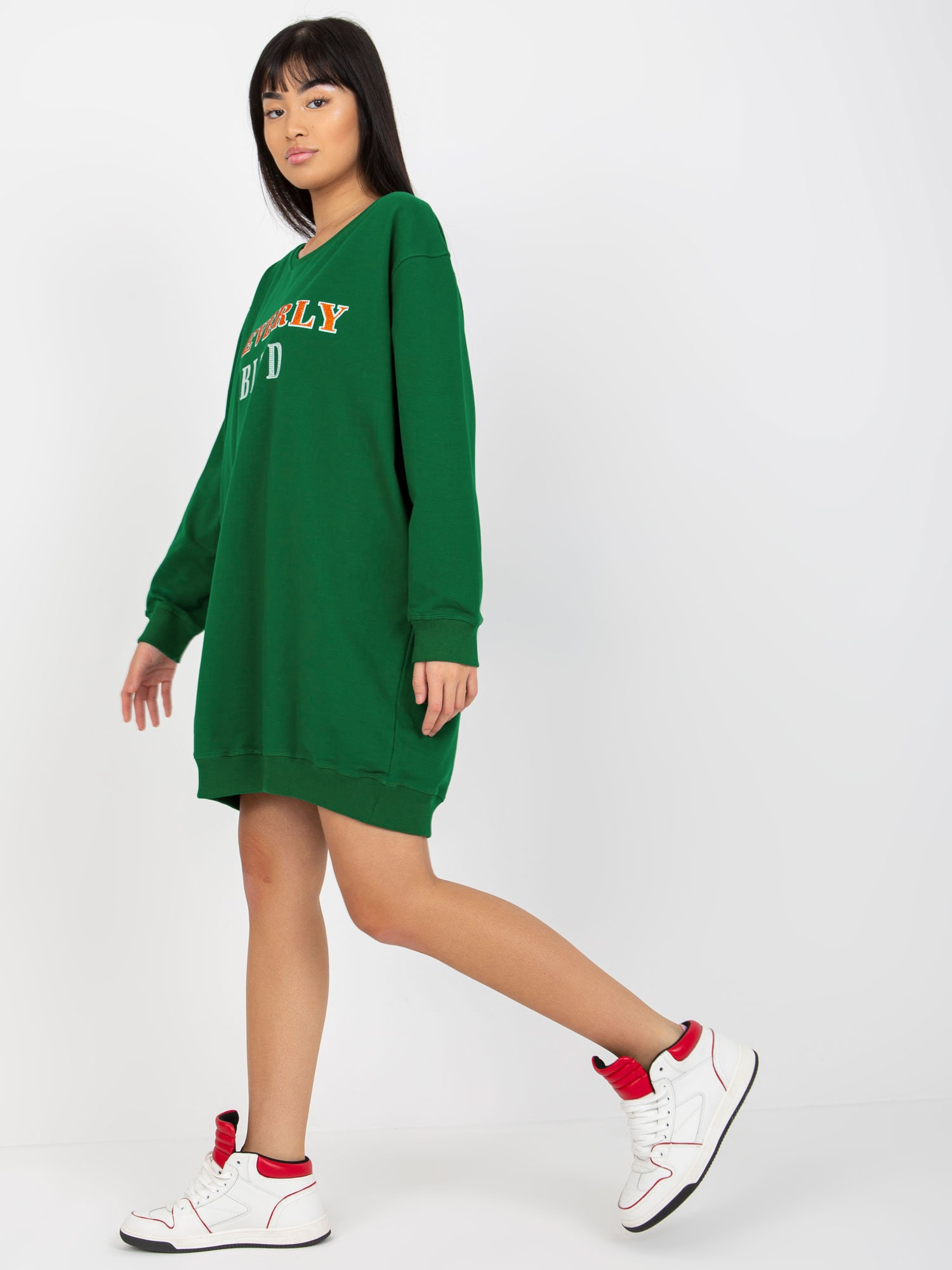 Bluza Ciemny zielony - obrazek 5