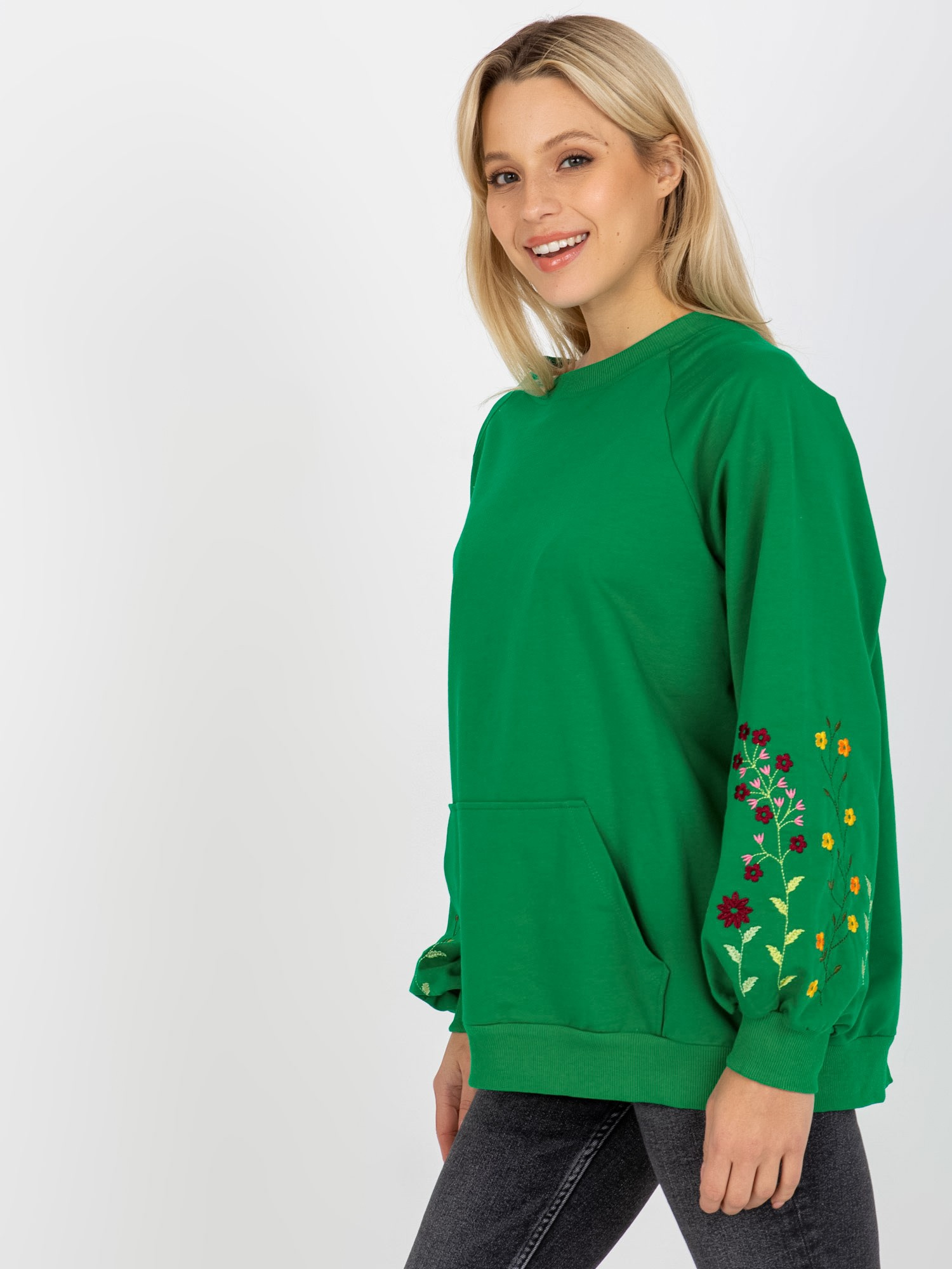 Bluza Ciemny zielony - obrazek 5