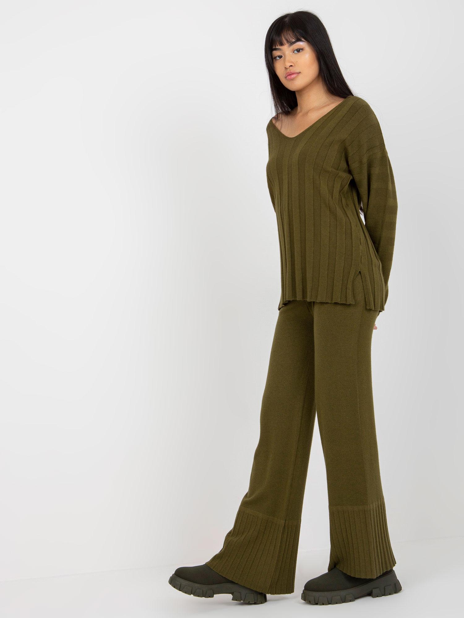 Sweter Khaki - obrazek 5