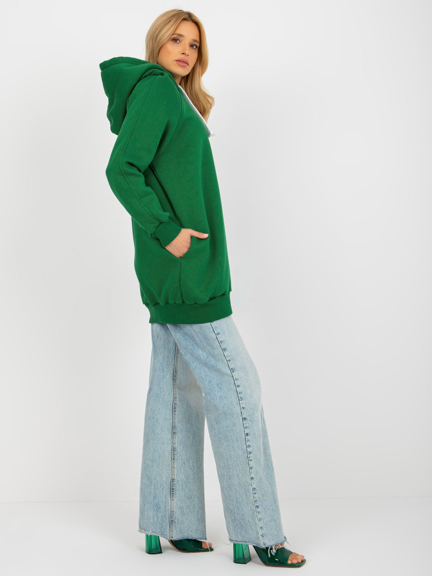 Bluza Ciemny zielony - obrazek 5