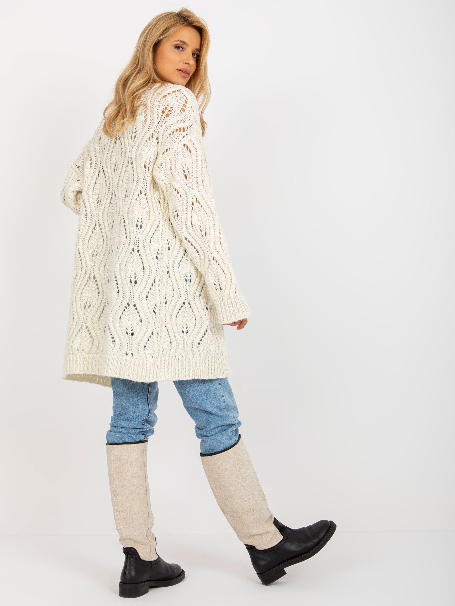 Kardigan Ecru - obrazek 5