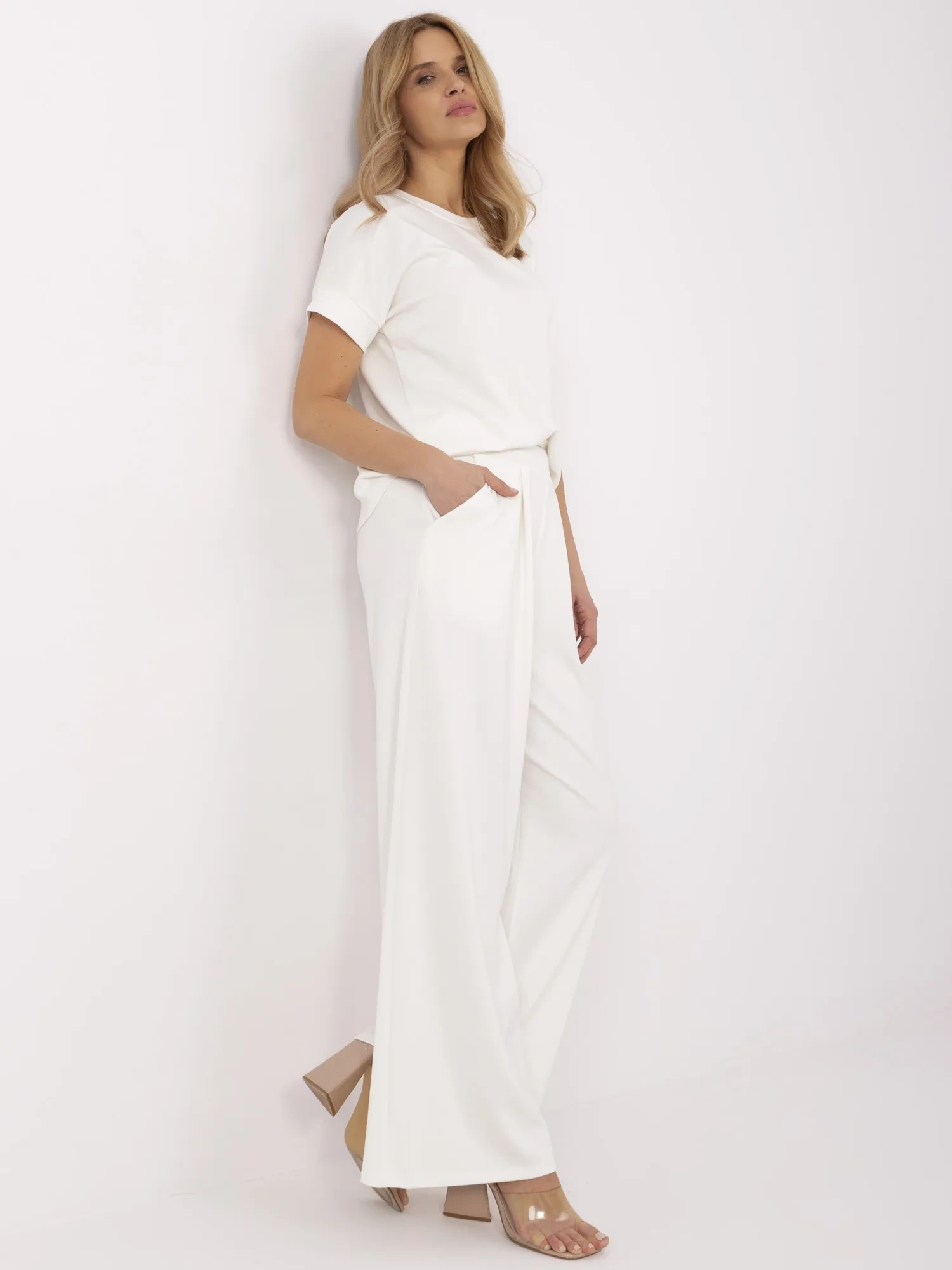 Spodnie dresowe Ecru - obrazek 4