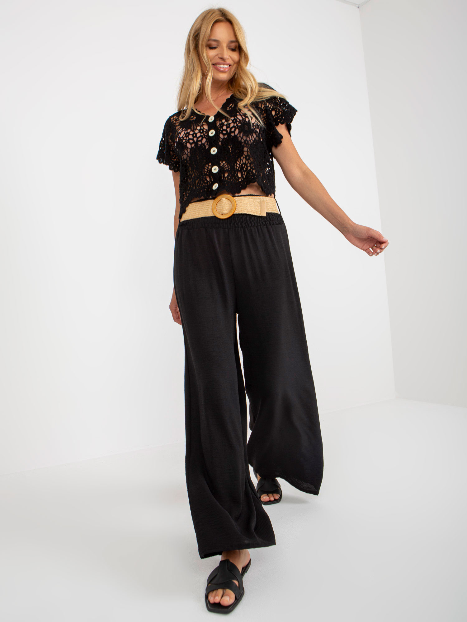 Spodnie Czarny - obrazek 5