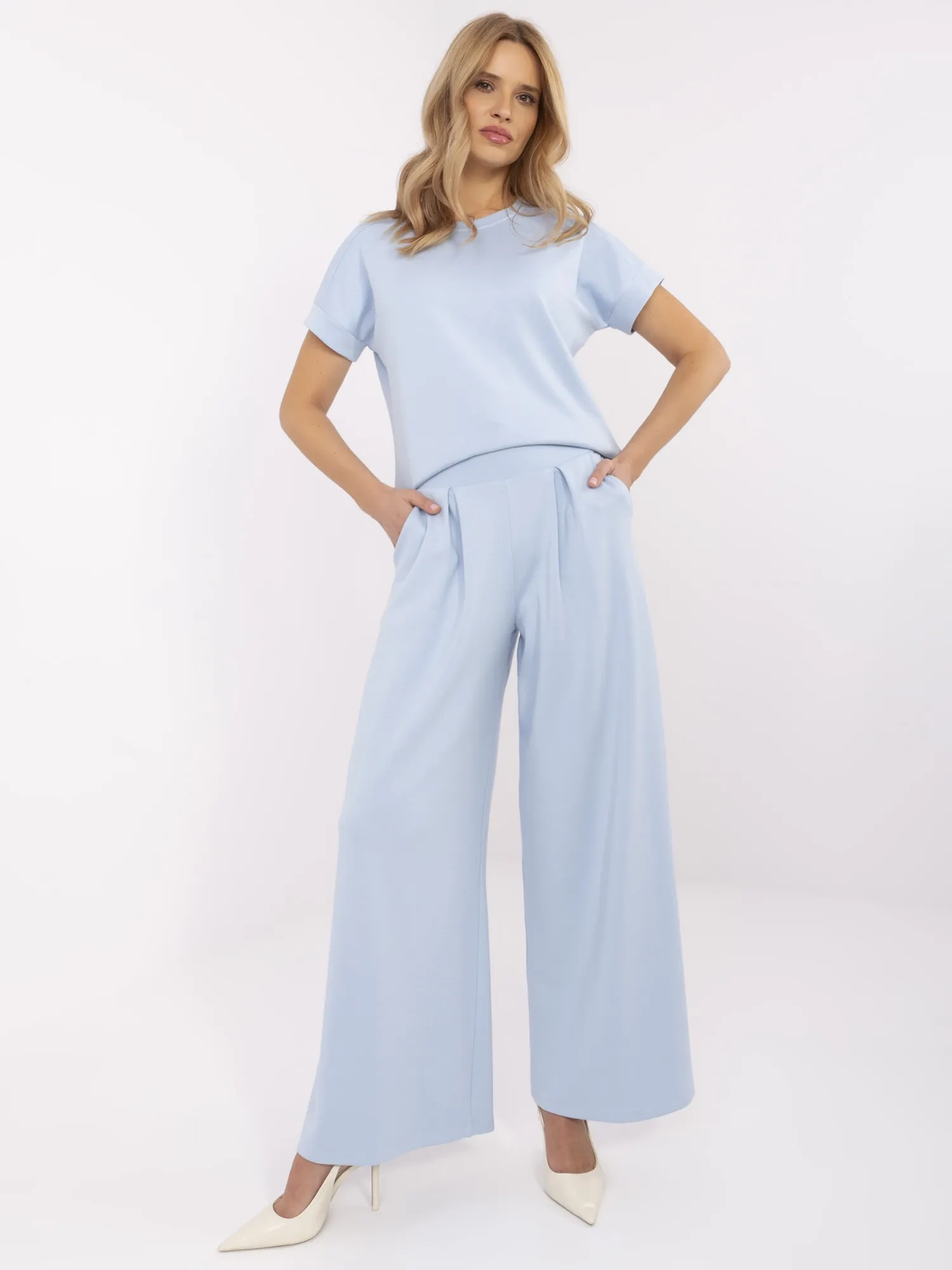 Spodnie dresowe Jasny niebieski - obrazek 5