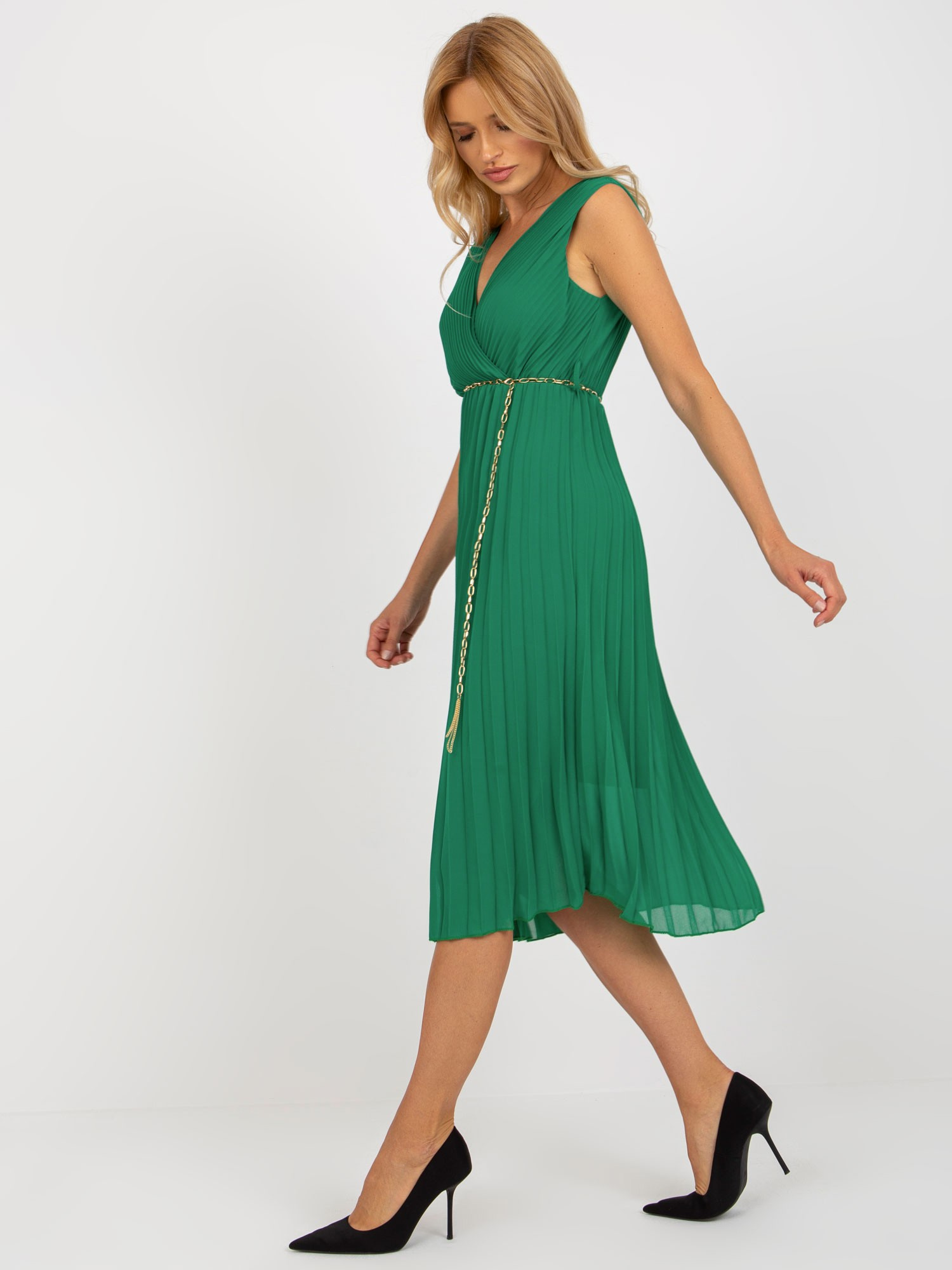 Sukienka Ciemny zielony - obrazek 5