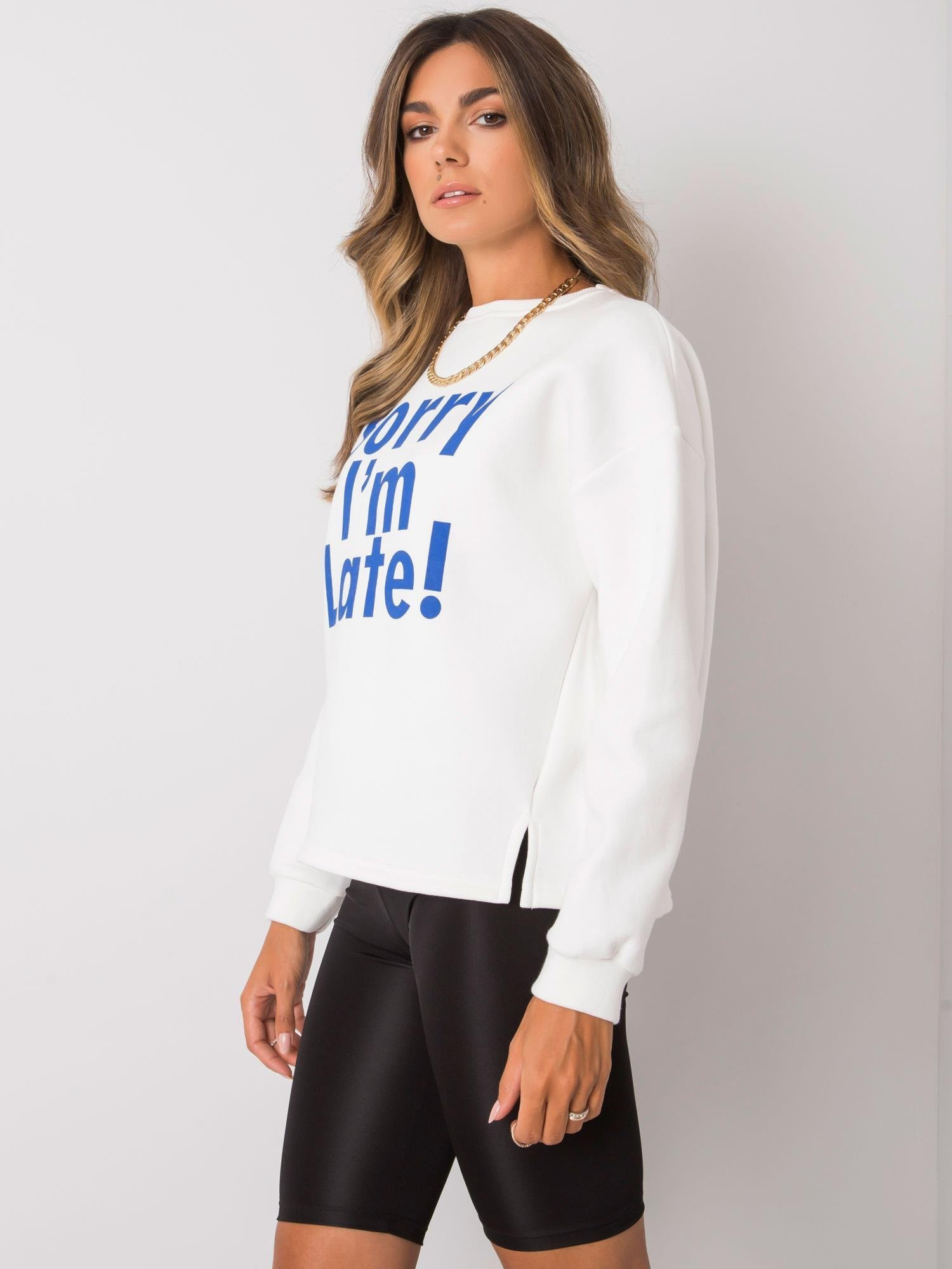 Bluza Biało-niebieski - obrazek 5