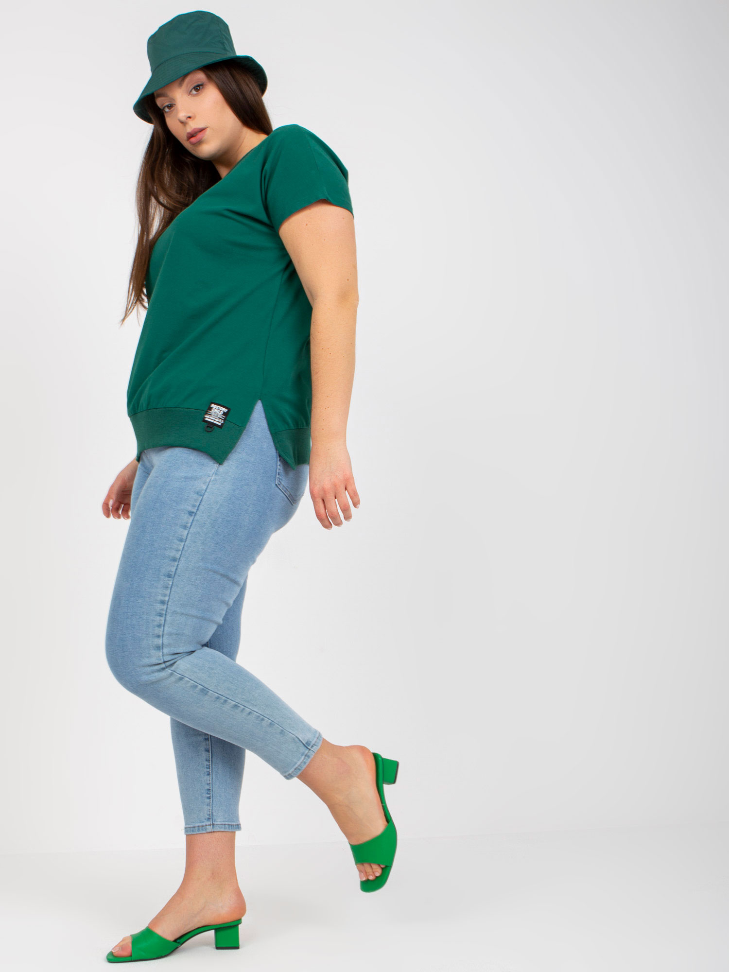 Bluzka Ciemny zielony - obrazek 6