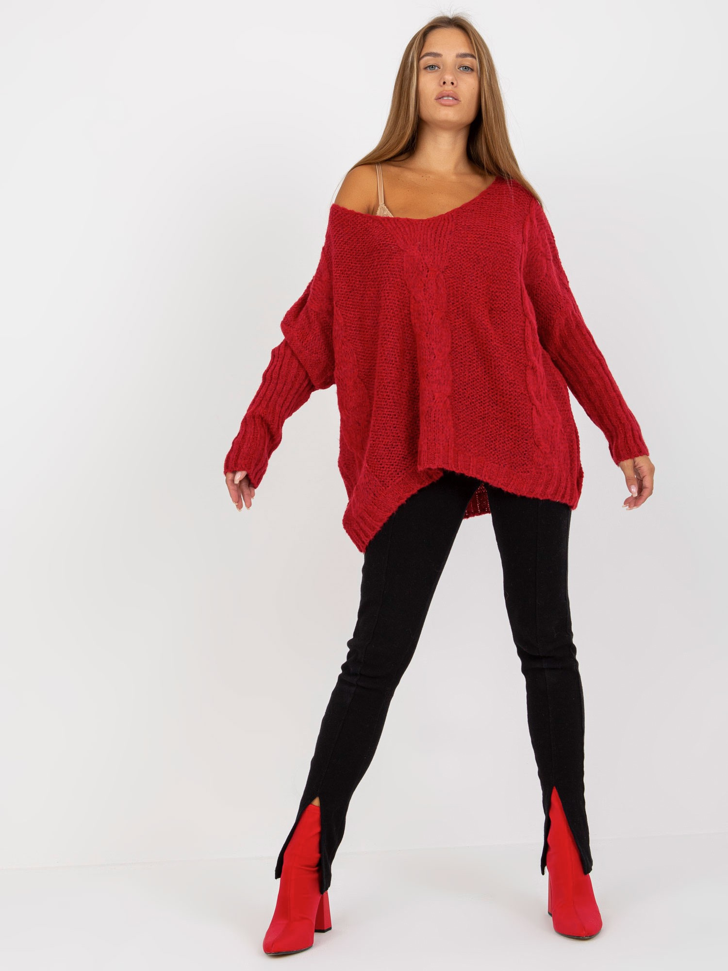 Sweter Czerwony - obrazek 6