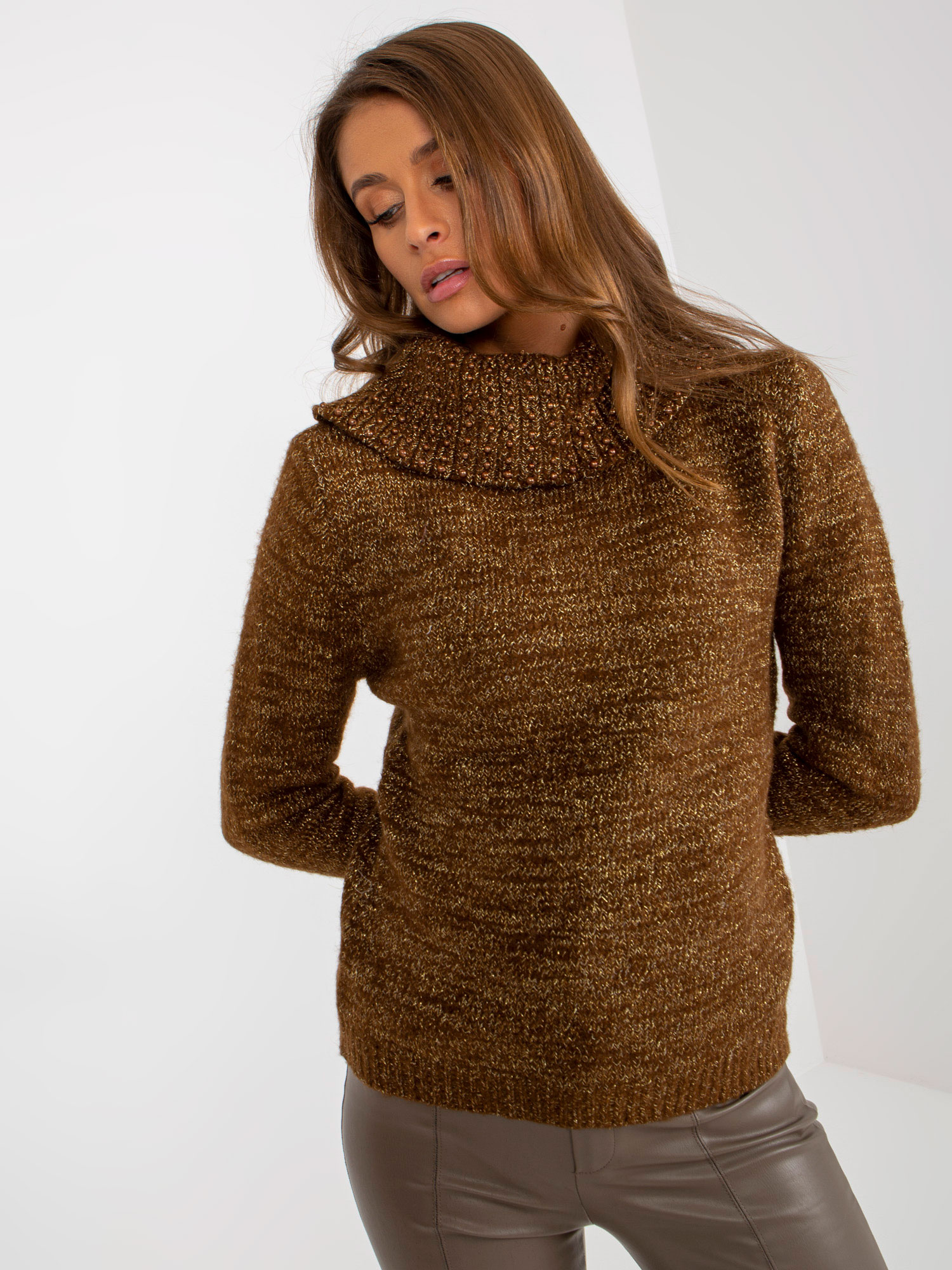 Sweter Brązowy - obrazek 6