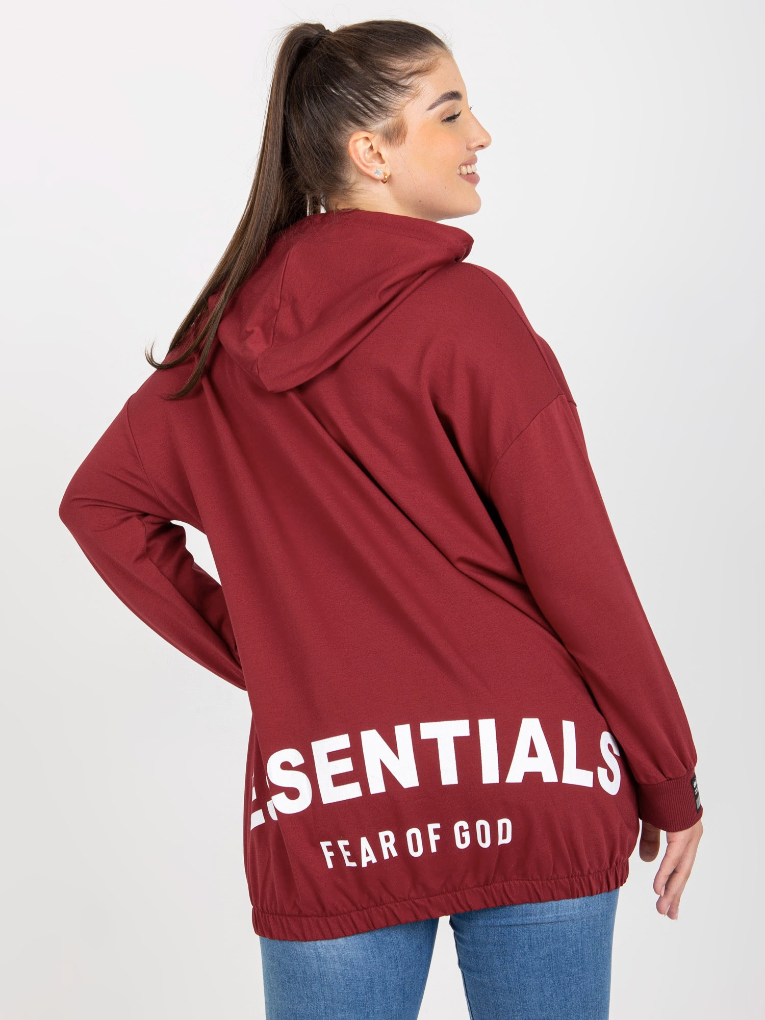 Bluza Bordowy - obrazek 6