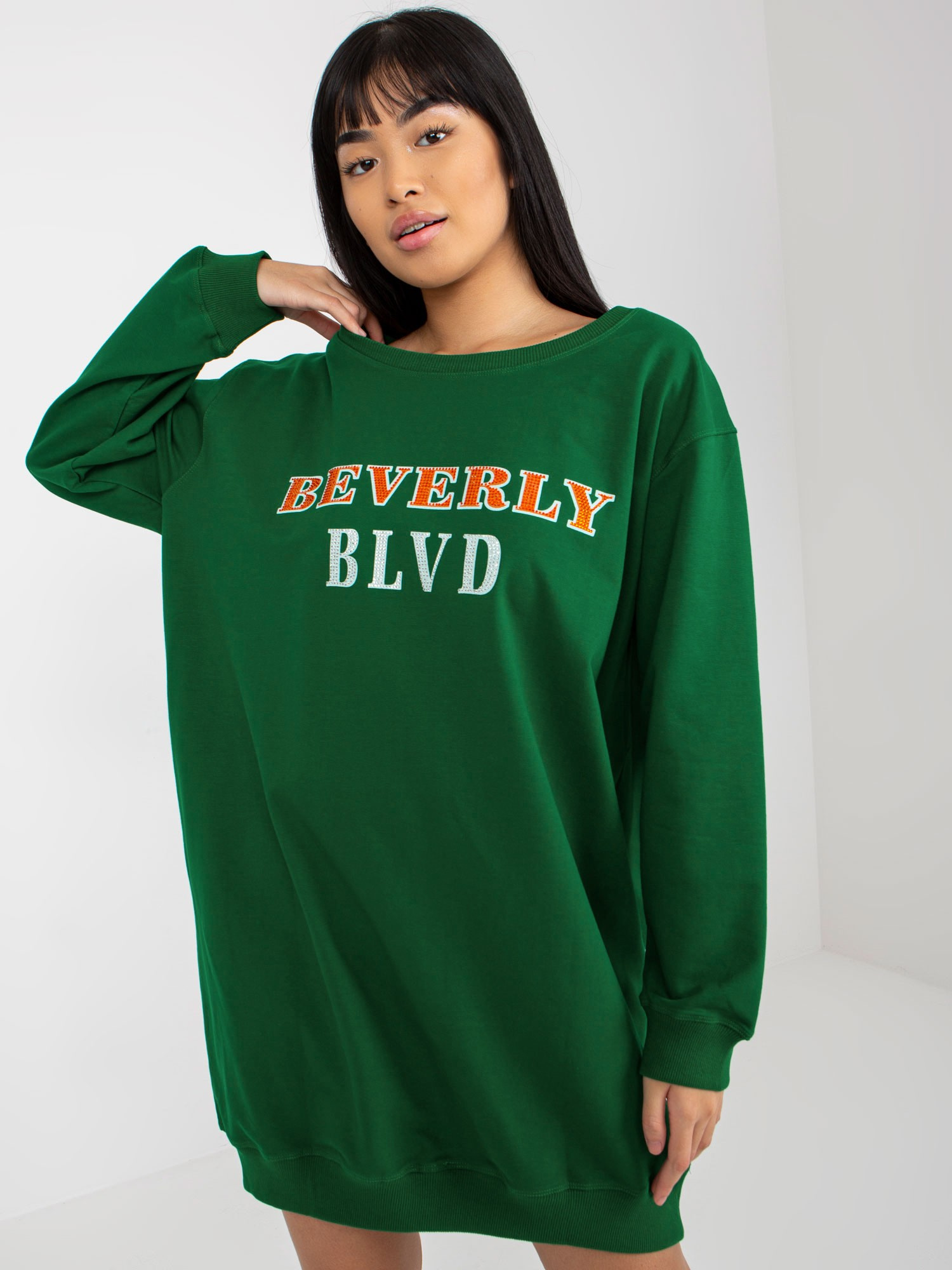 Bluza Ciemny zielony - obrazek 6