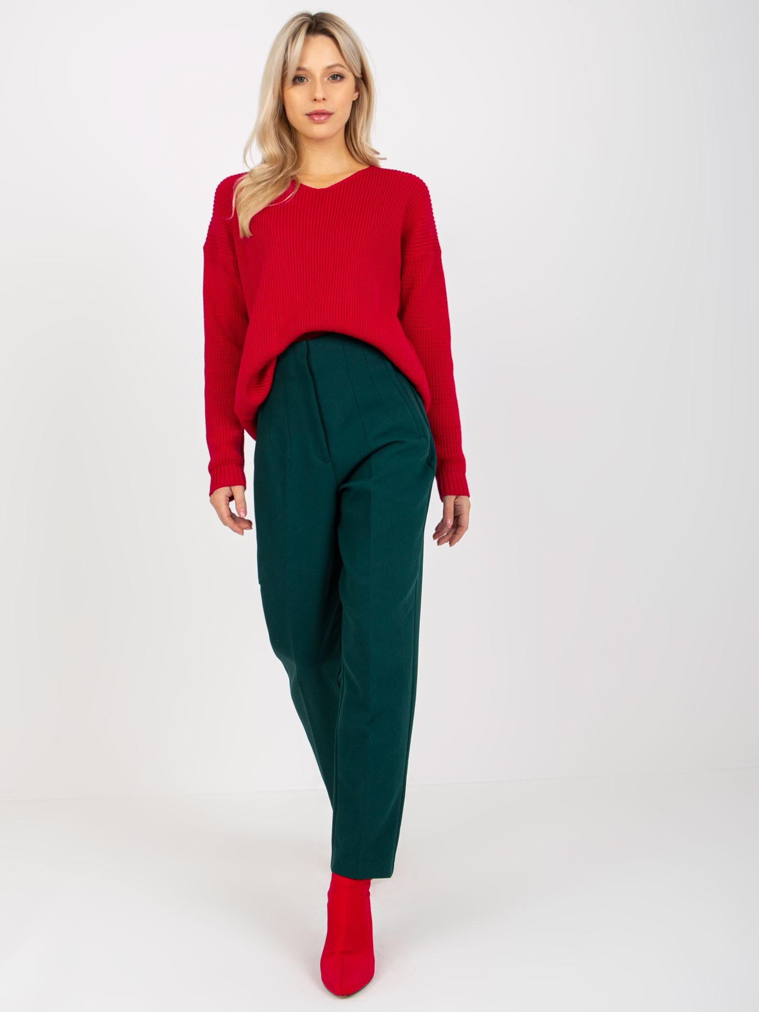 Sweter Czerwony - obrazek 6