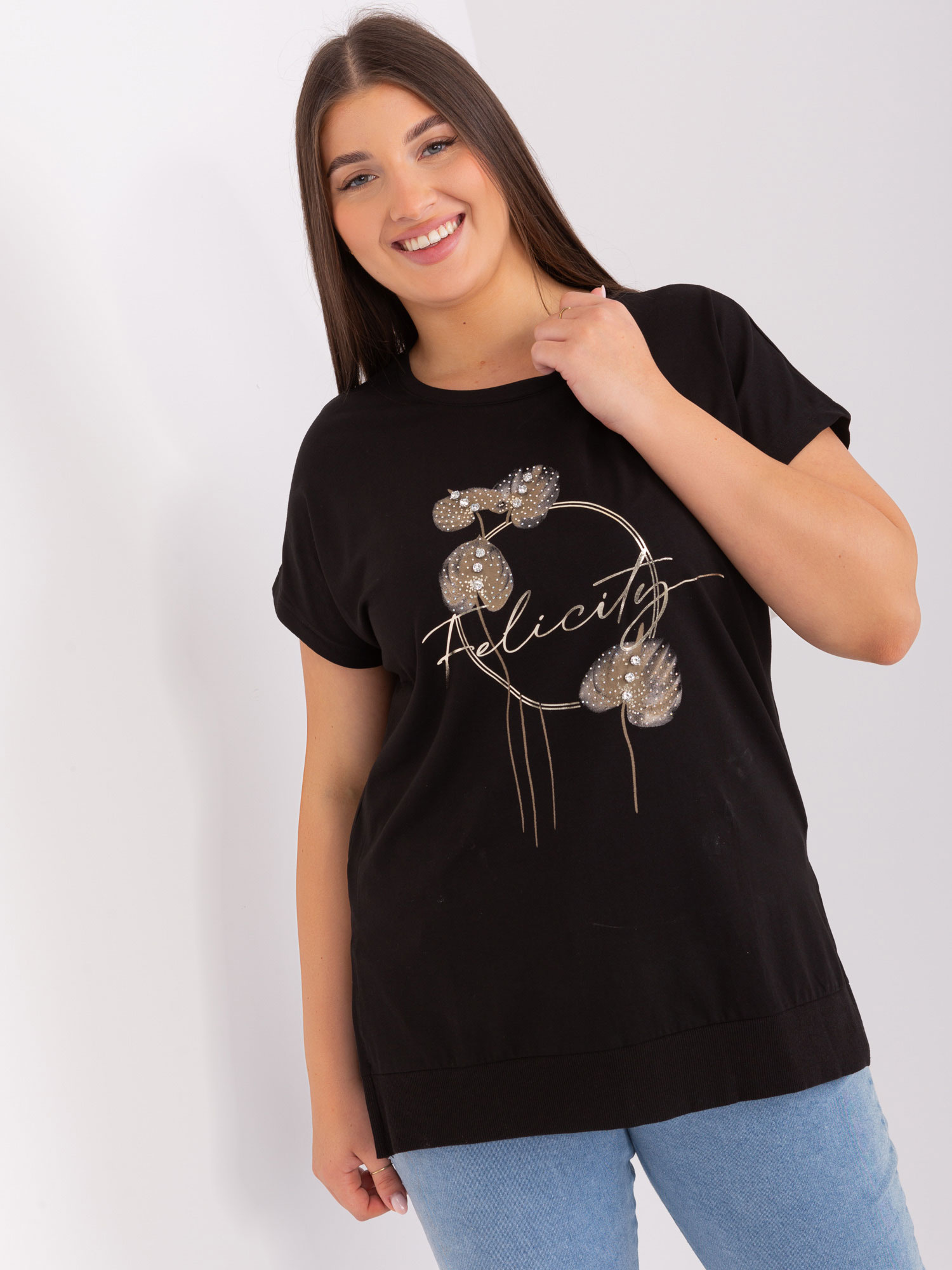 Bluzka Czarny - obrazek 6