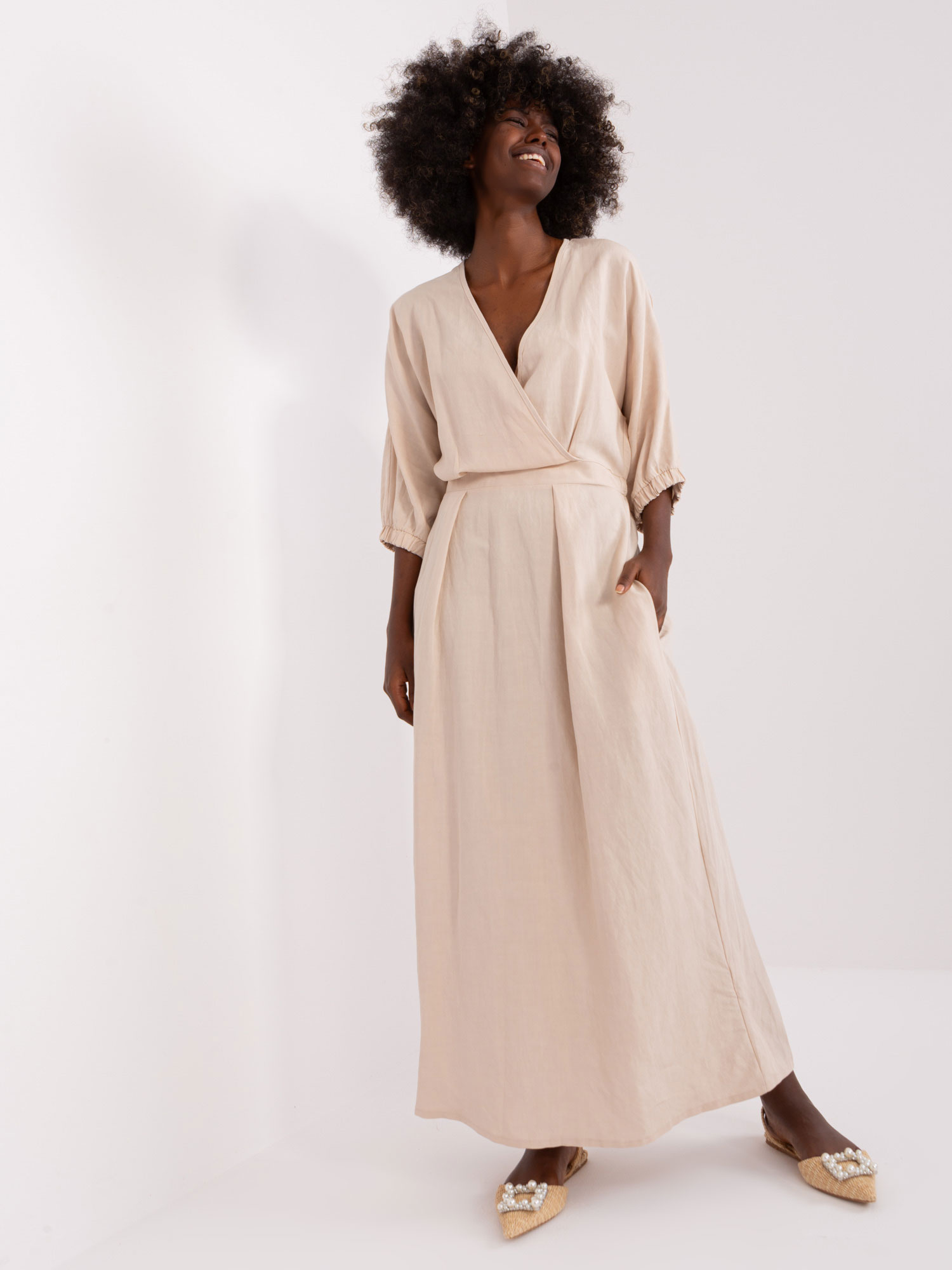 Sukienka Jasny beżowy - obrazek 6