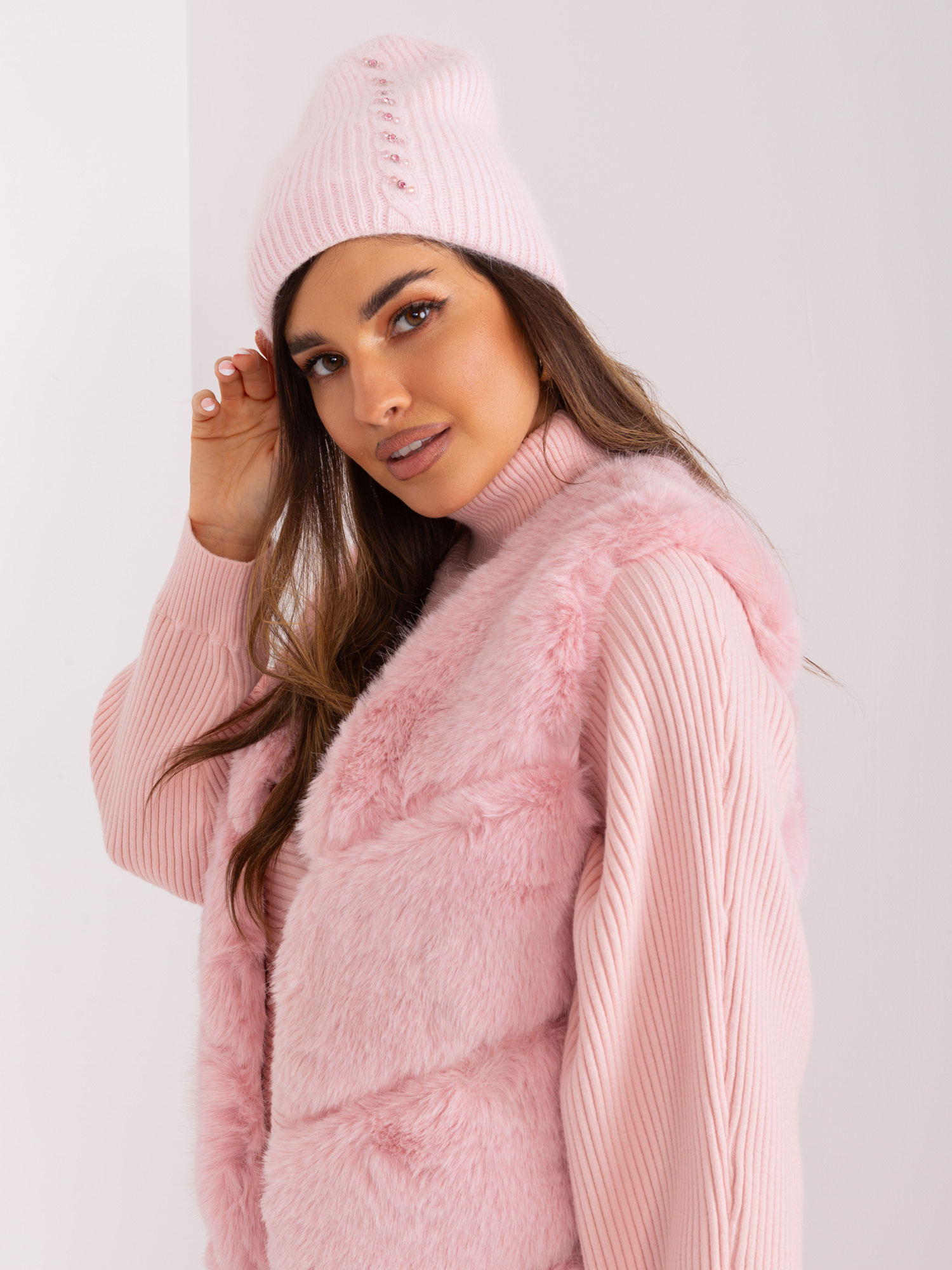 Czapka Jasny różowy - obrazek 6