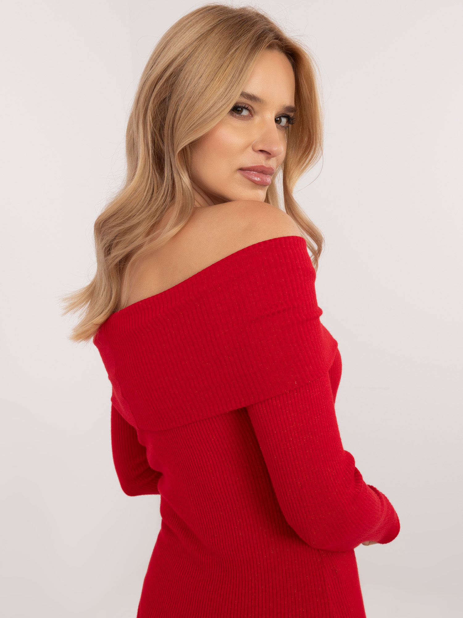 Sweter Czerwony - obrazek 6