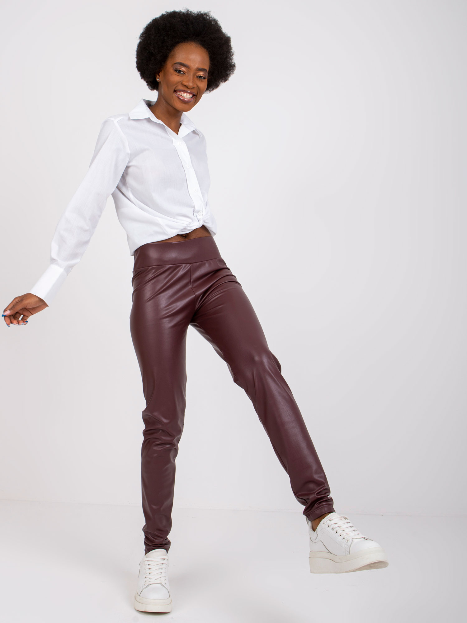 Leginsy Bordowy - obrazek 6