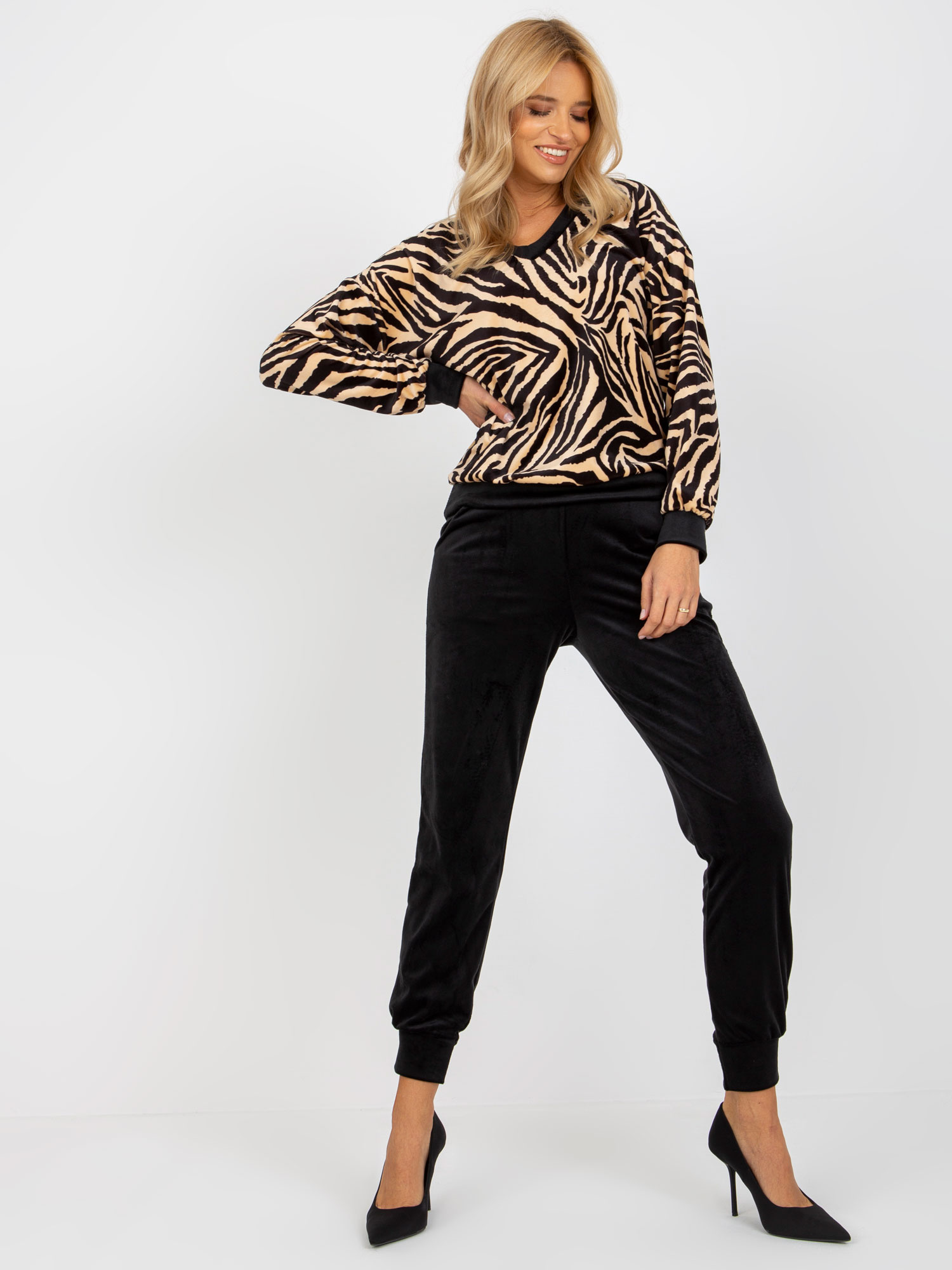 Komplet Czarno-beżowy - obrazek 7